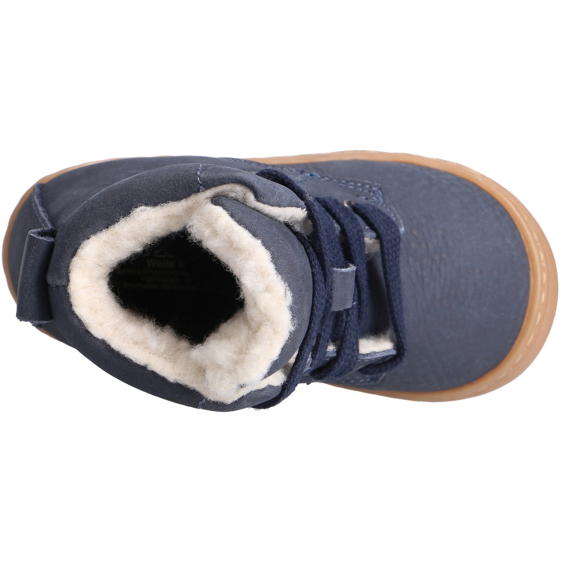 blaue lauflernschuhe draufsicht