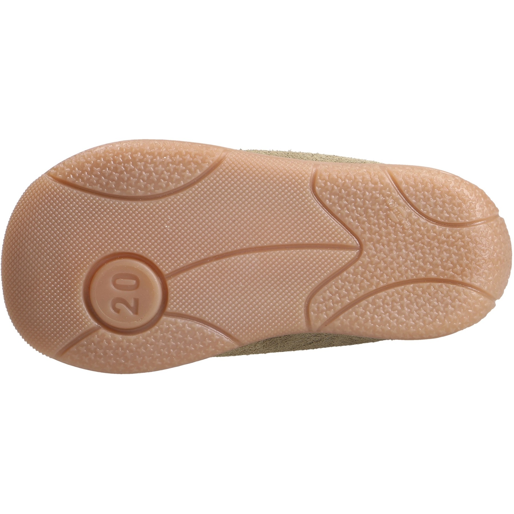 grüne lauflernschuhe sohlenansicht