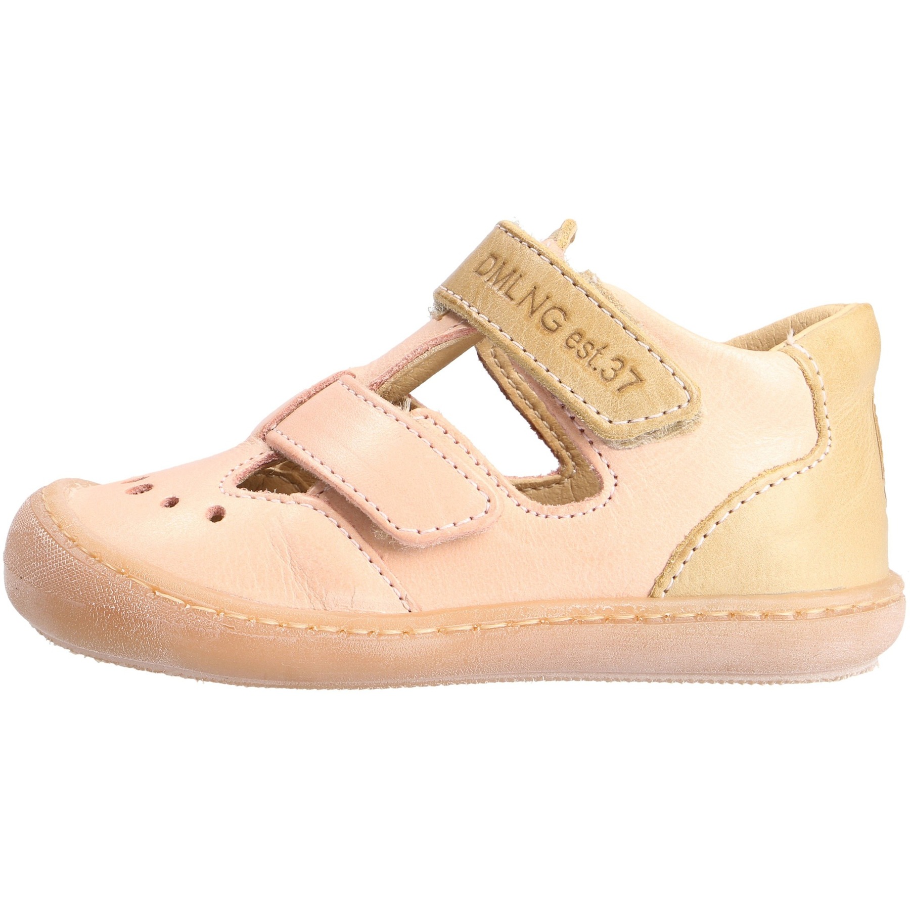 rote lauflernschuhe seitenansicht links