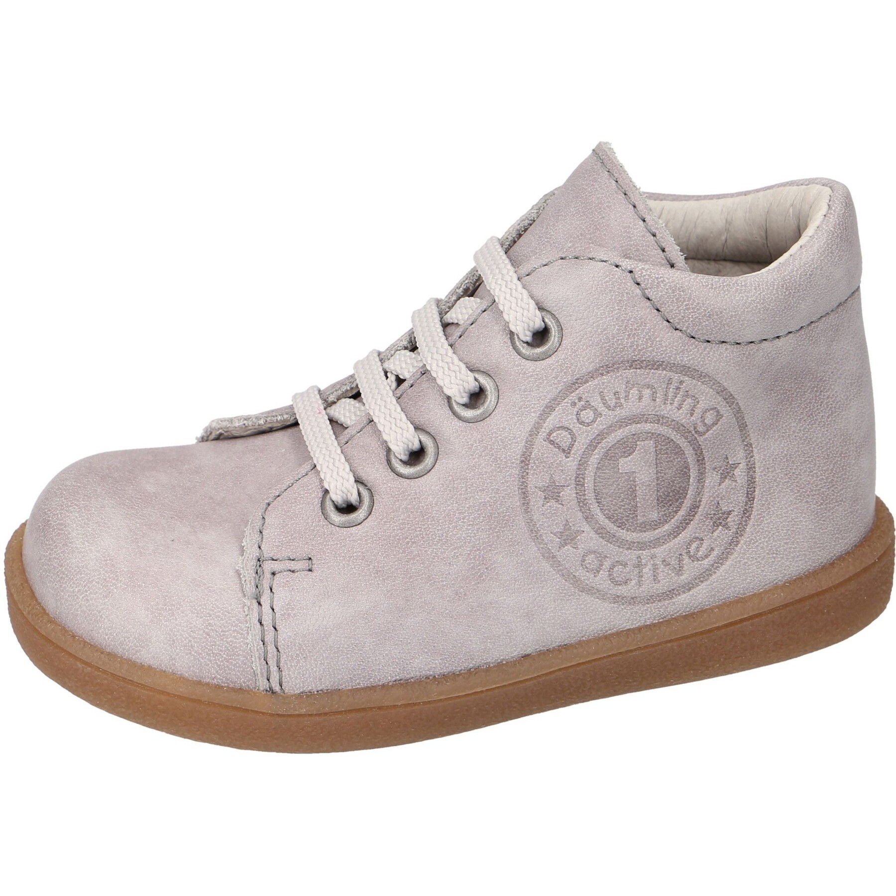 graue lauflernschuhe 3-4 ansicht