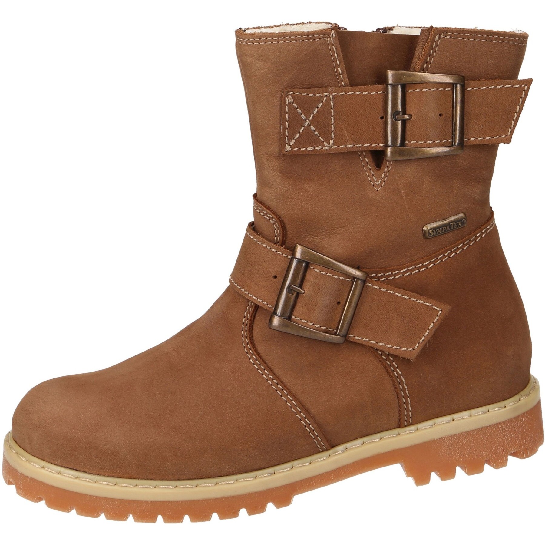 braune stiefel 3-4 ansicht