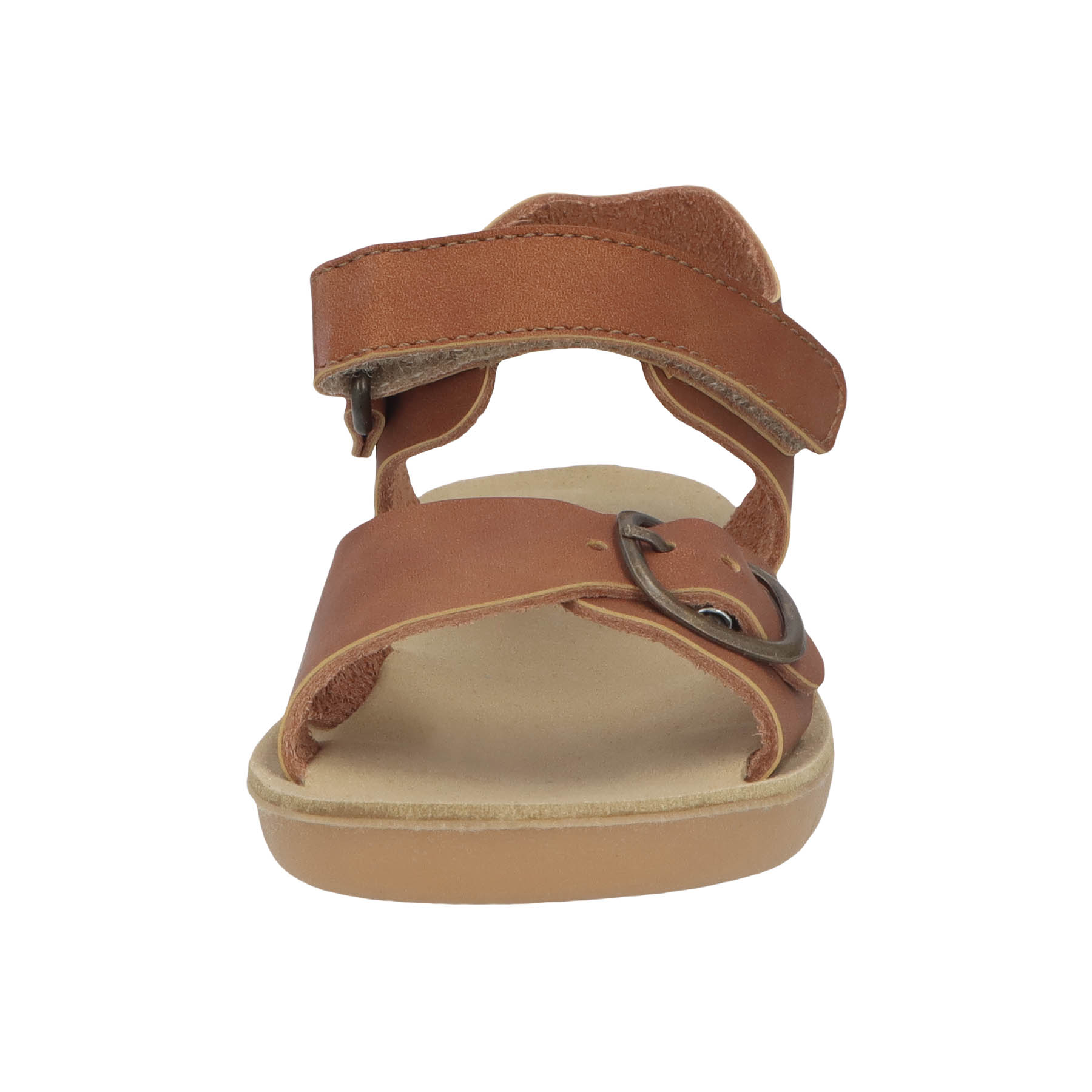 braune sandale vorderansicht