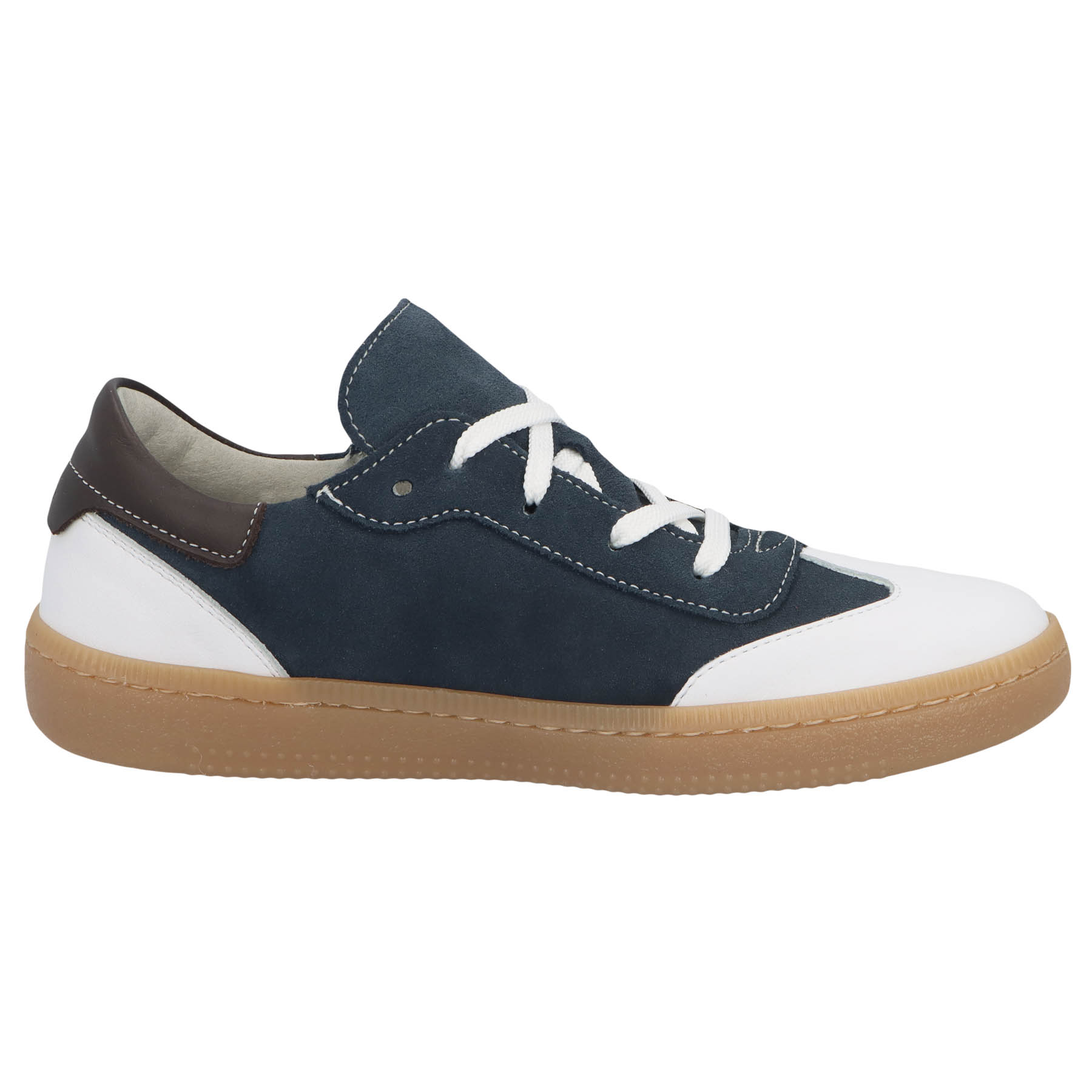 blaue halbschuh seitenansicht rechts