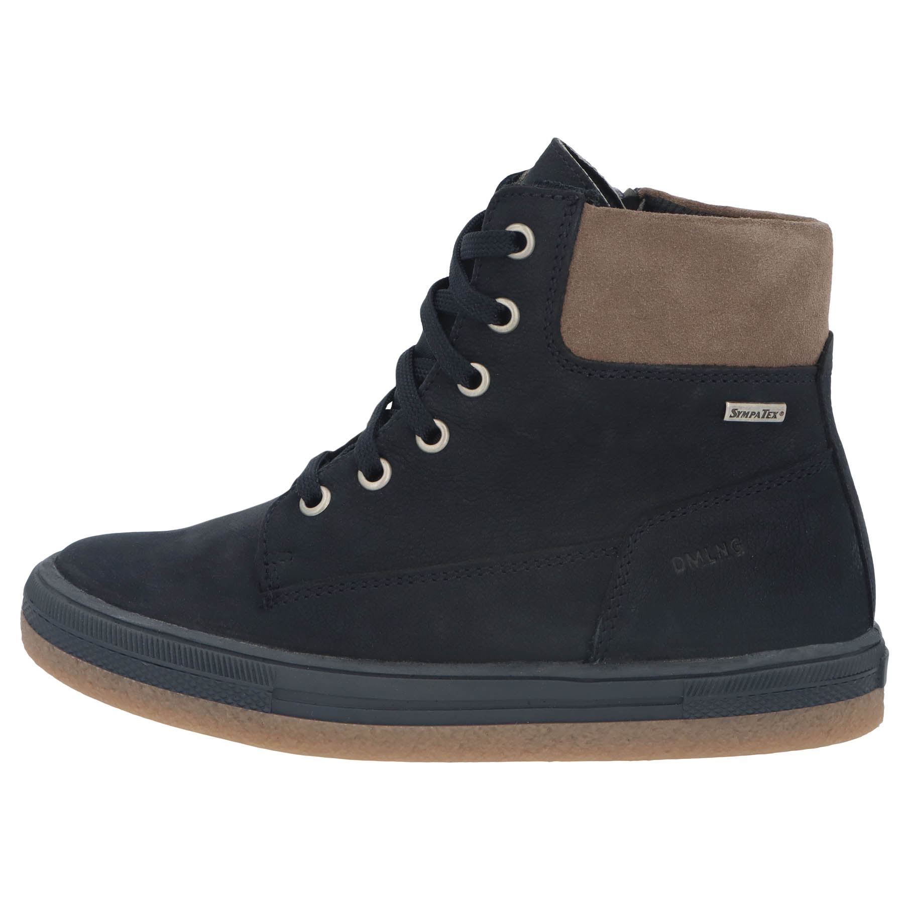 blaue mid cut seitenansicht links