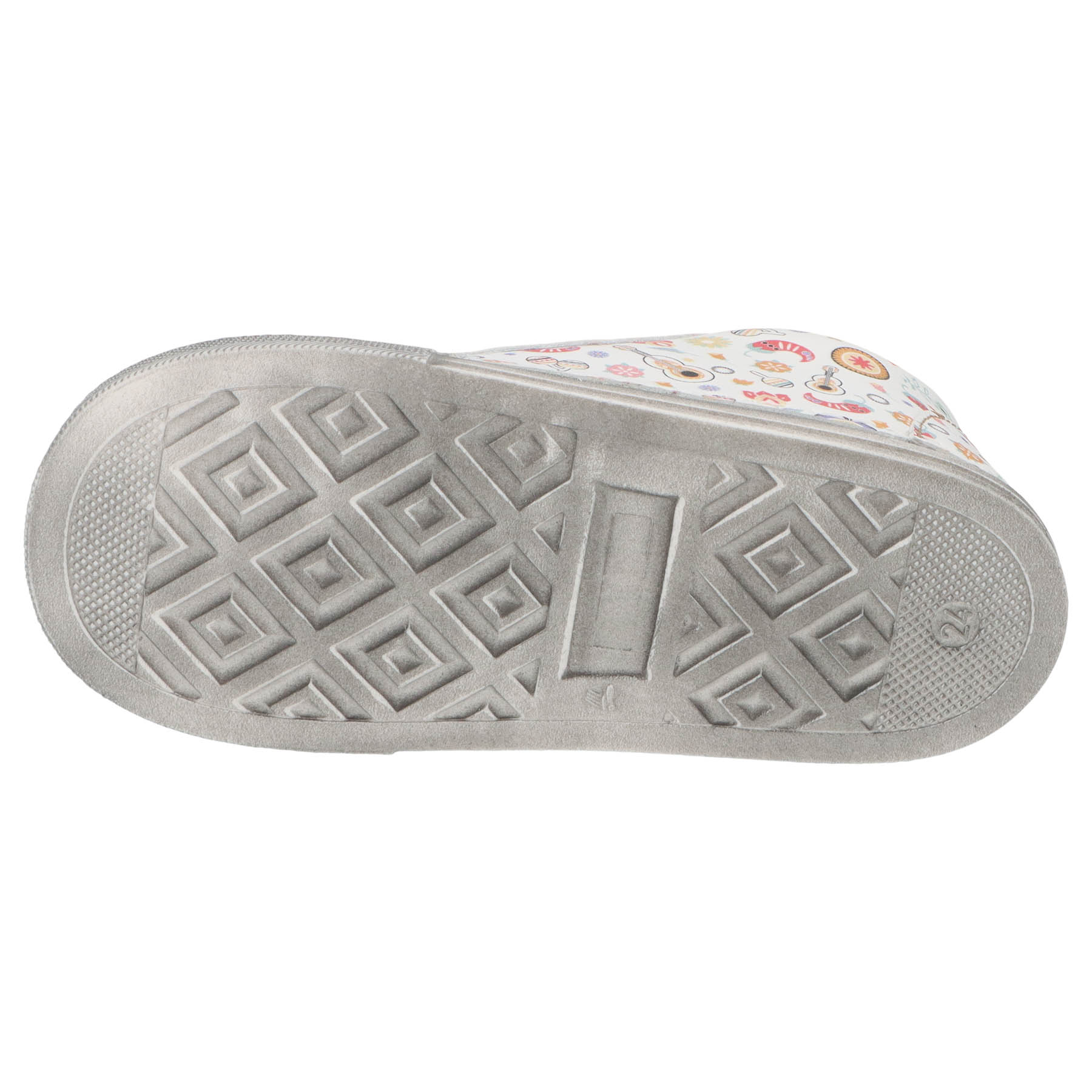 mehrfarbige lauflernschuhe sohlenansicht