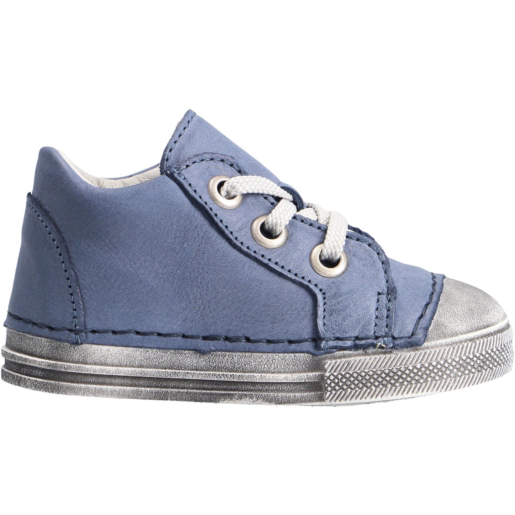 blaue lauflernschuhe seitenansicht rechts