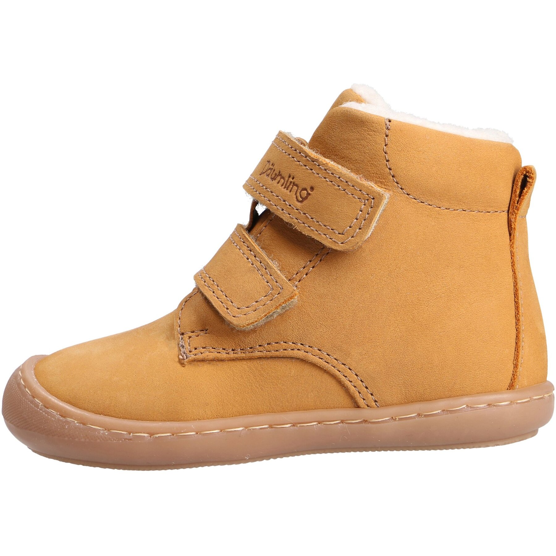 braune lauflernschuhe seitenansicht links