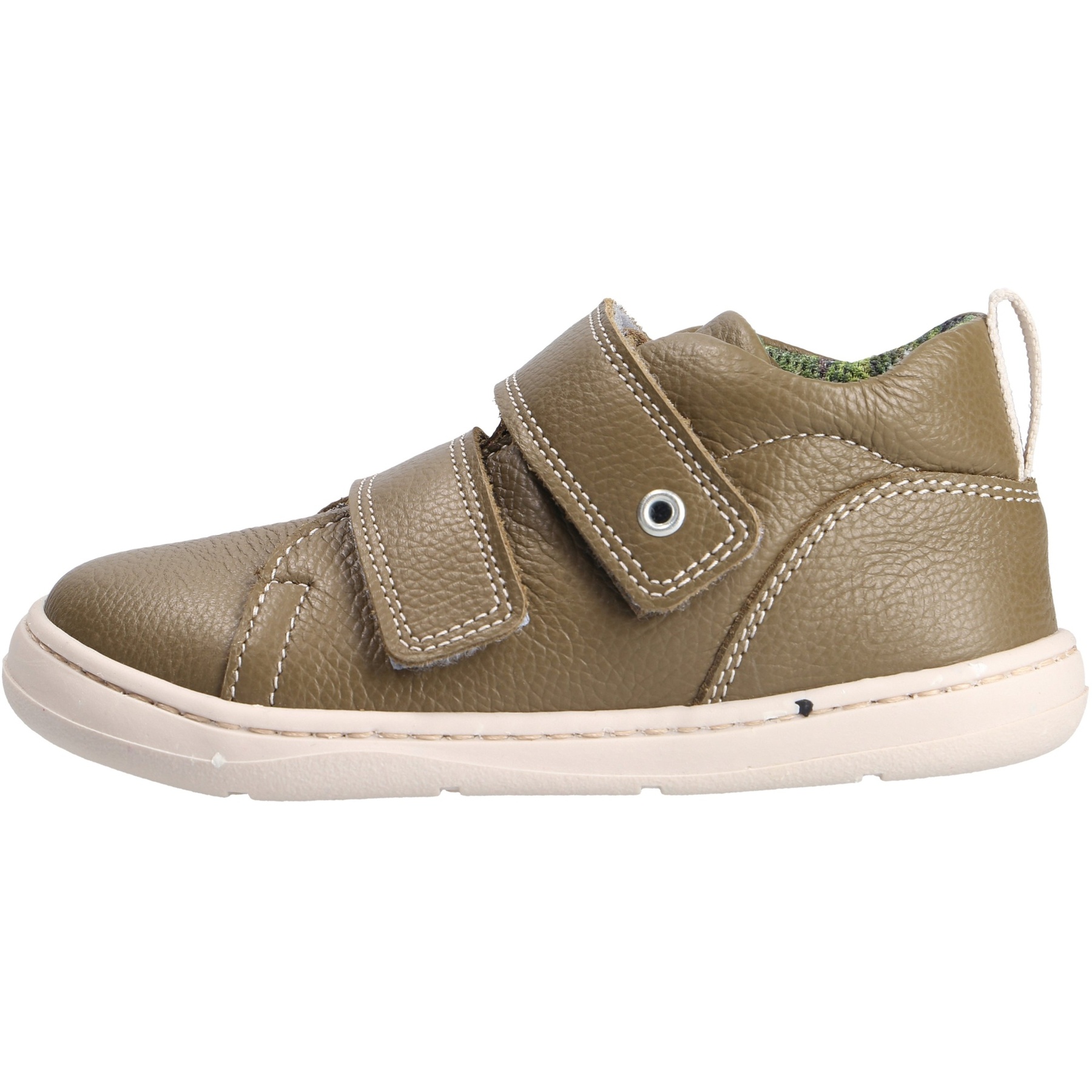 mehrfarbige lauflernschuhe seitenansicht links