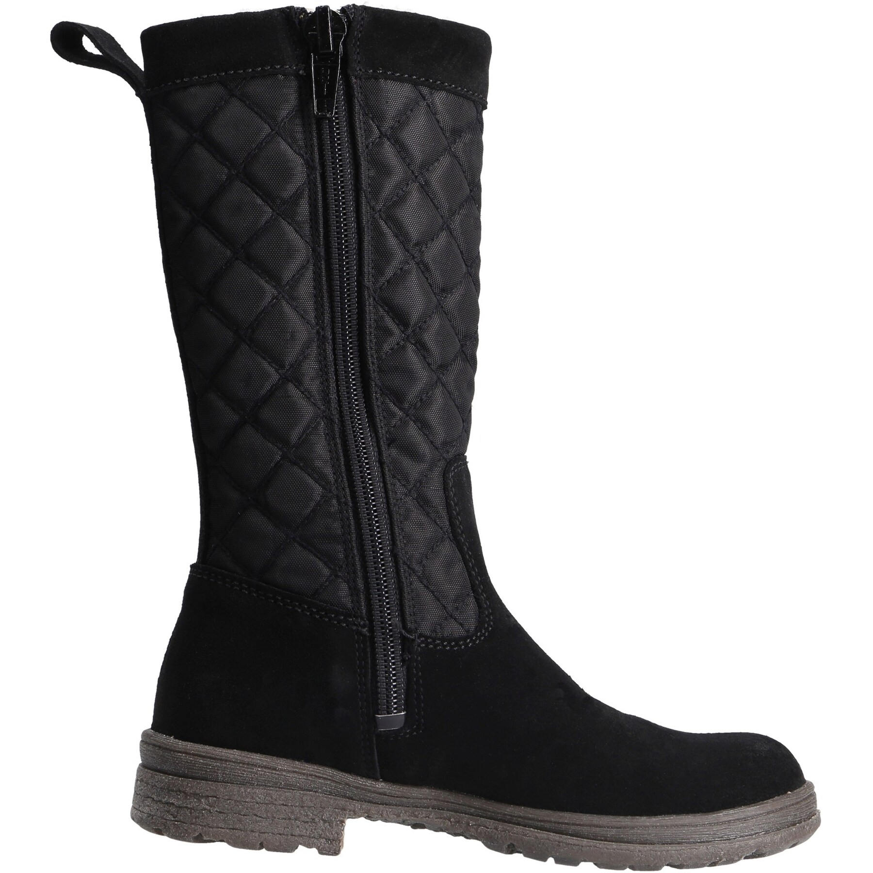 schwarze stiefel seitenansicht rechts