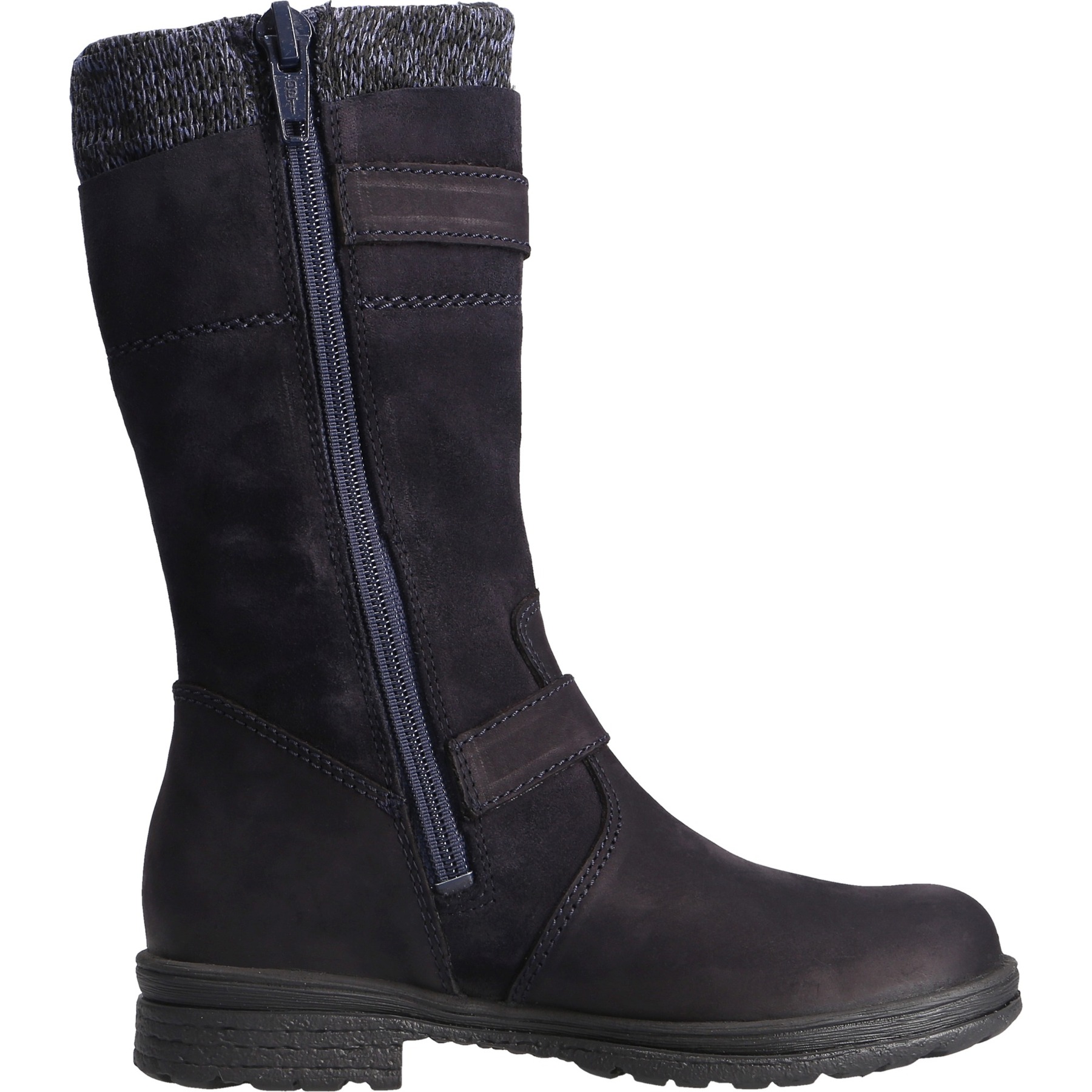 blaue stiefel seitenansicht rechts