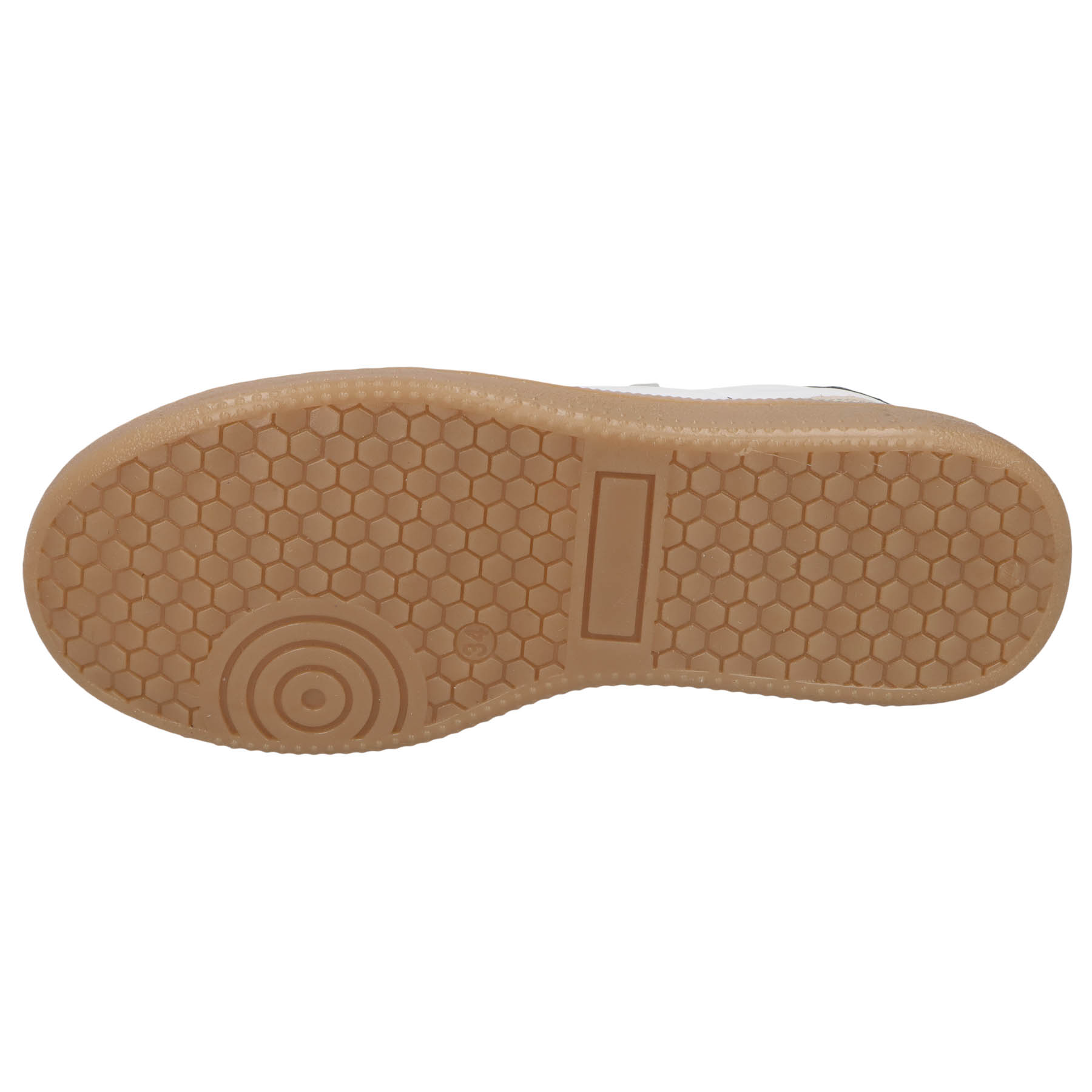 weiße halbschuh sohlenansicht