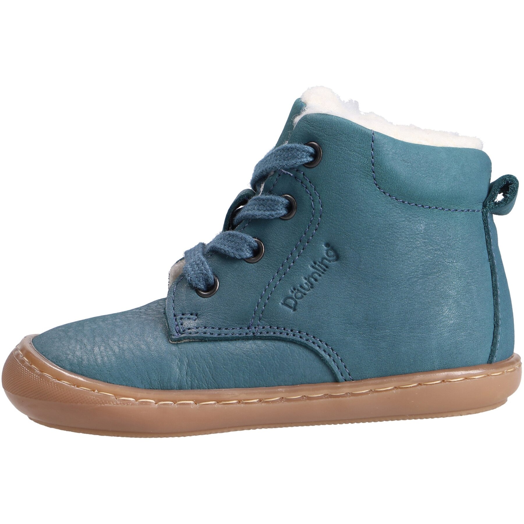 blaue lauflernschuhe seitenansicht links