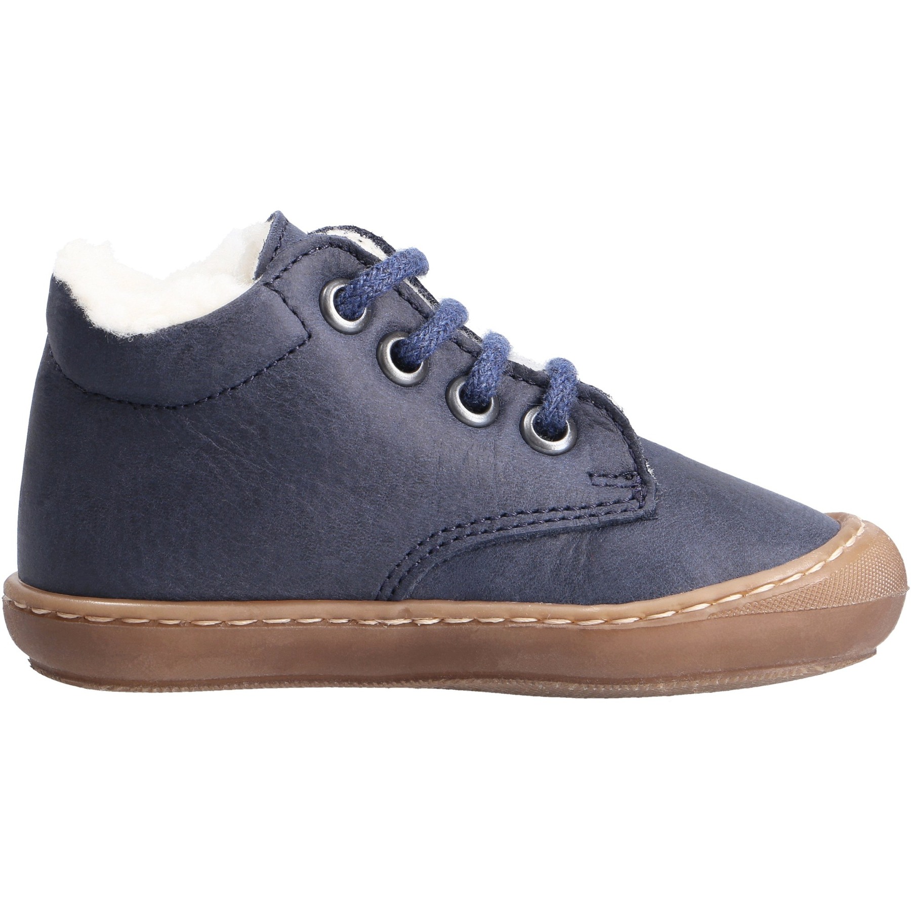 blaue lauflernschuhe seitenansicht rechts