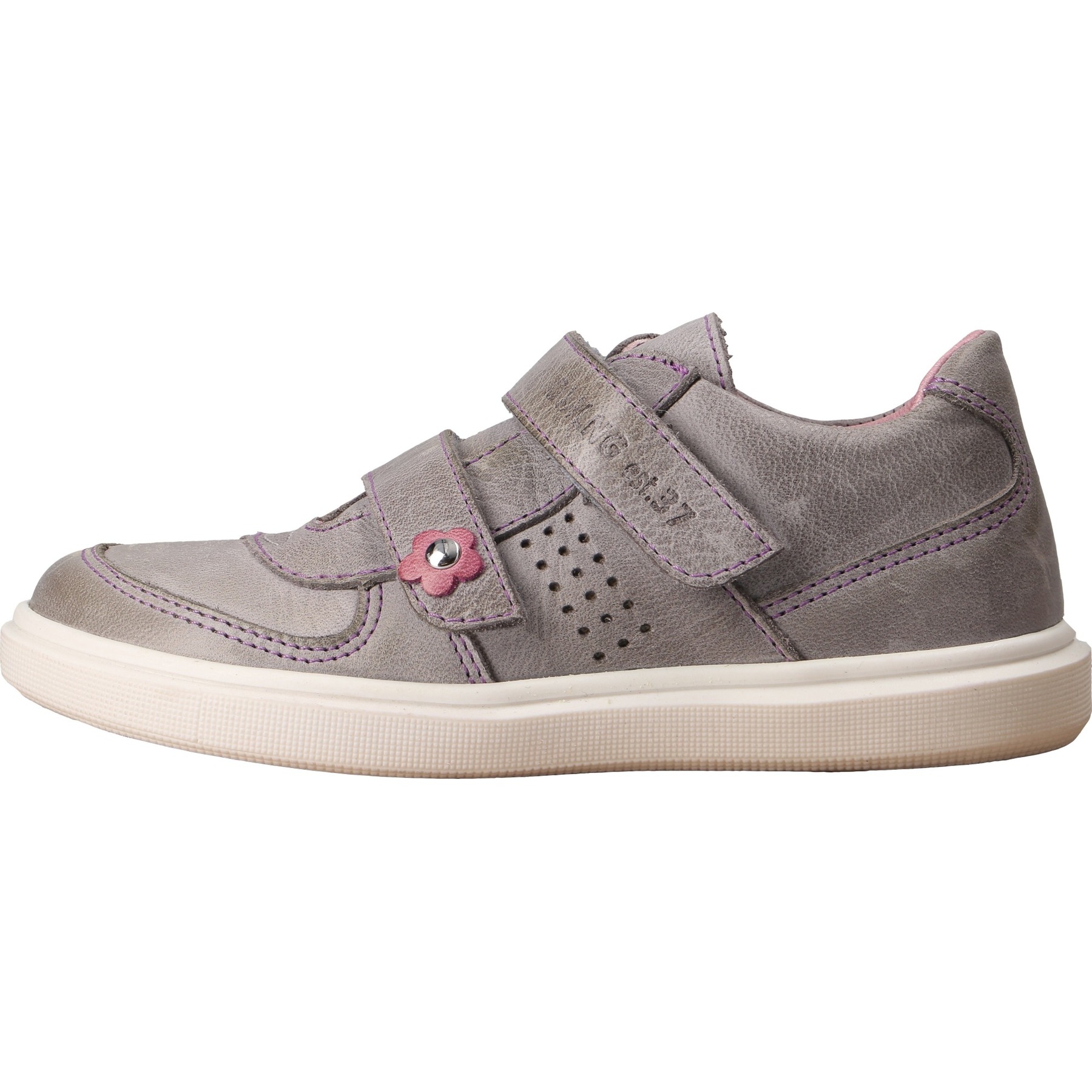 graue halbschuh seitenansicht links