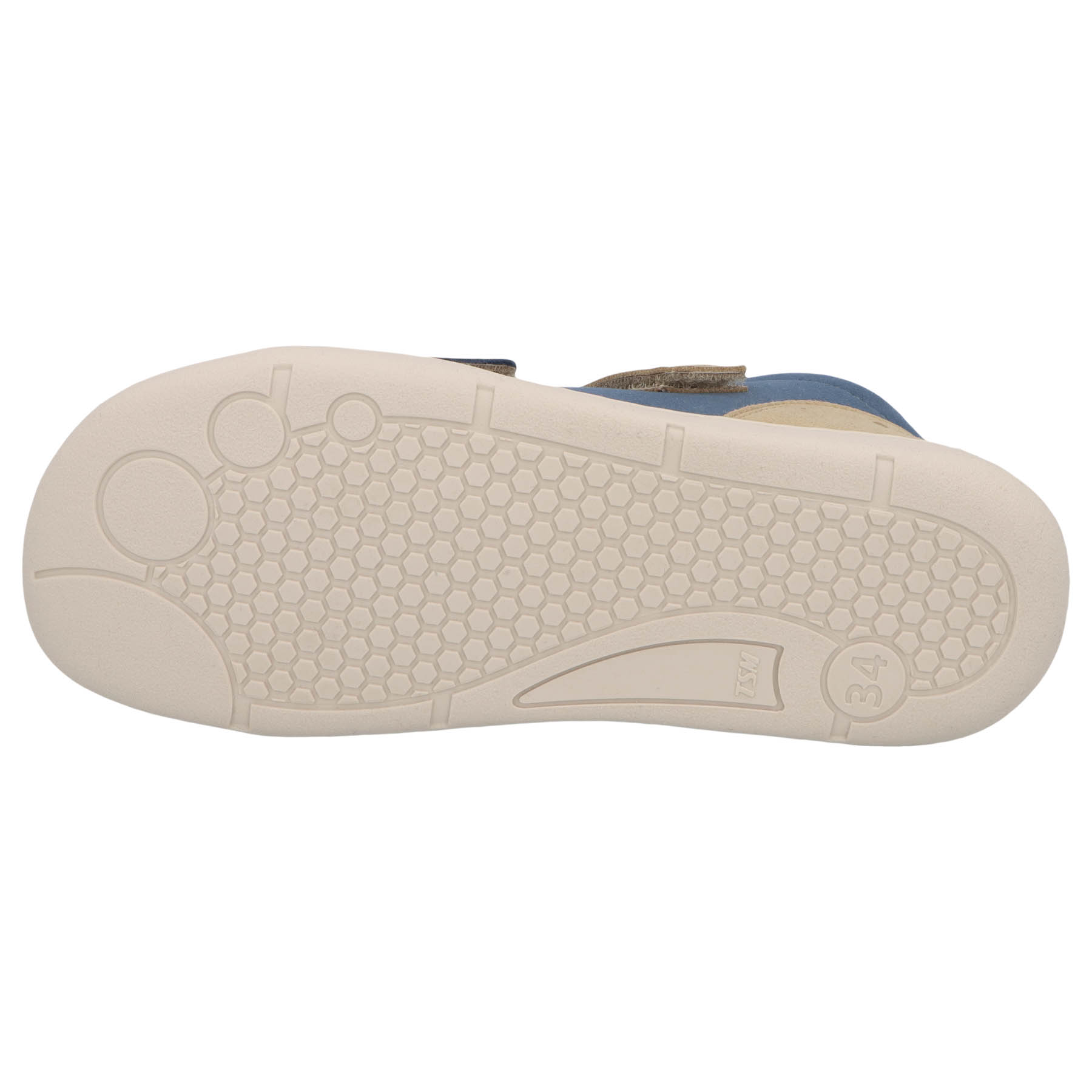 blaue lauflernschuhe sohlenansicht