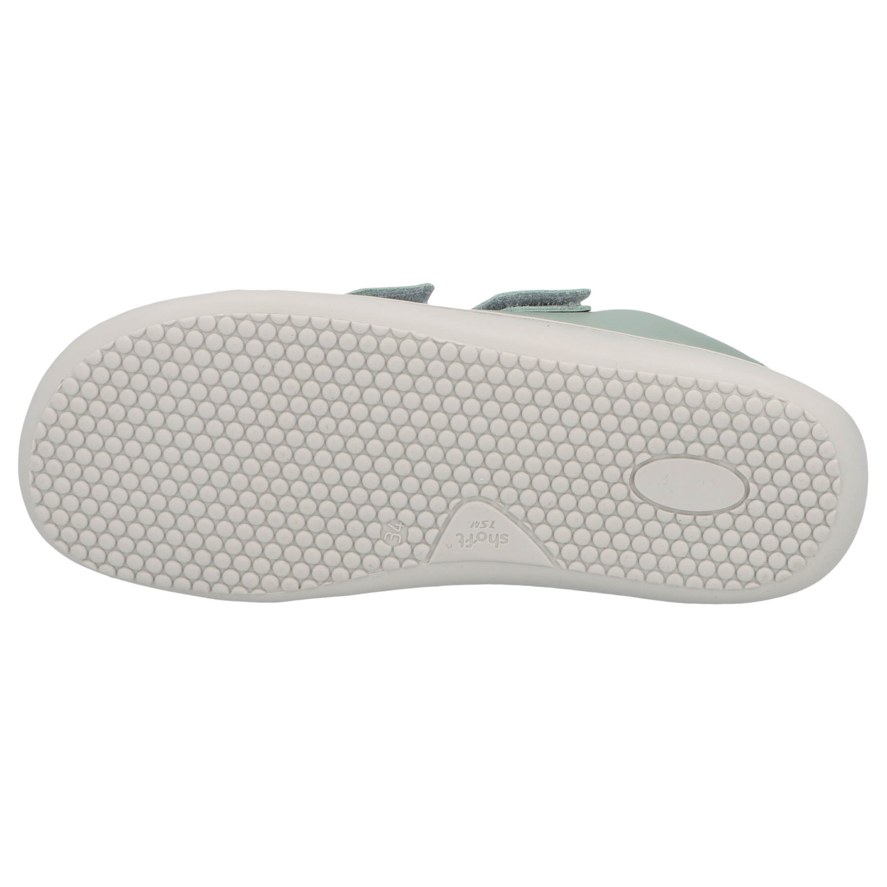 grüne lauflernschuhe sohlenansicht