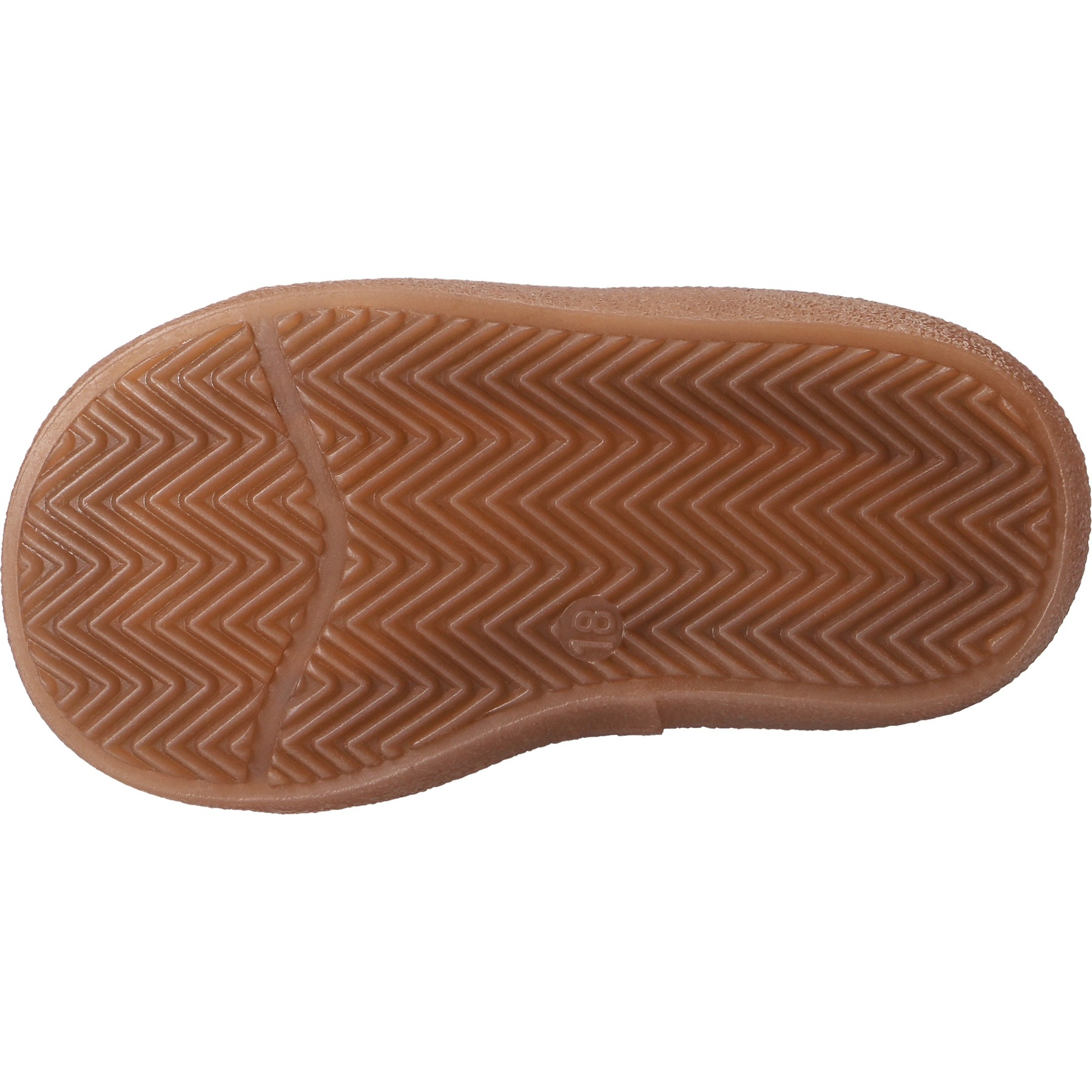 braune lauflernschuhe sohlenansicht