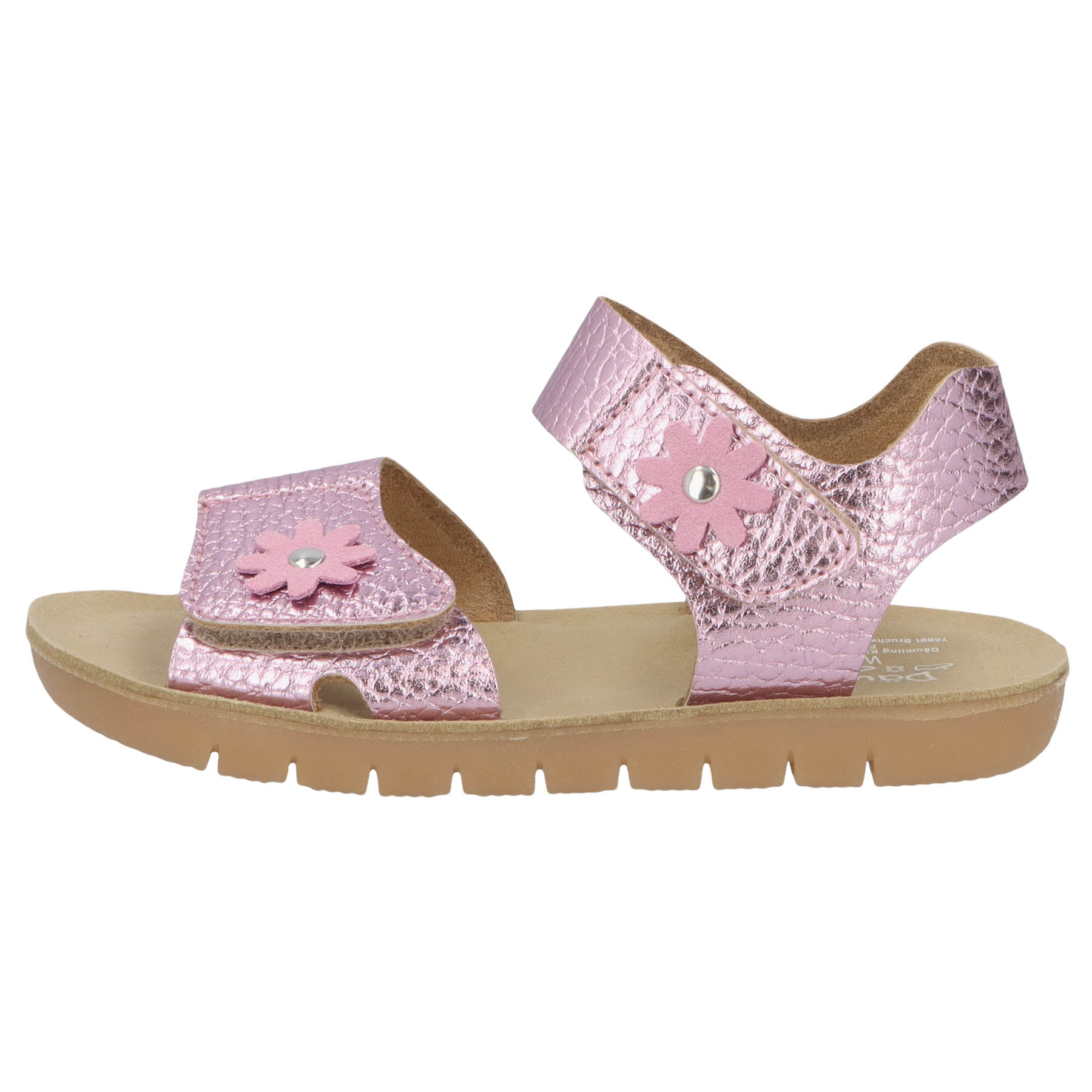 mehrfarbige sandale seitenansicht links