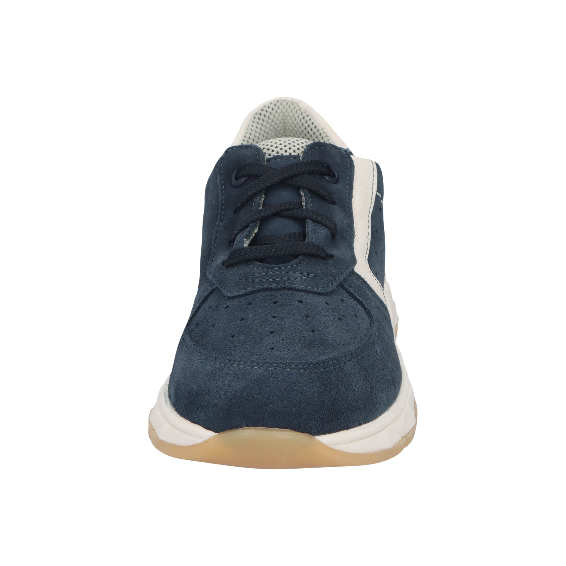 blaue sneaker vorderansicht