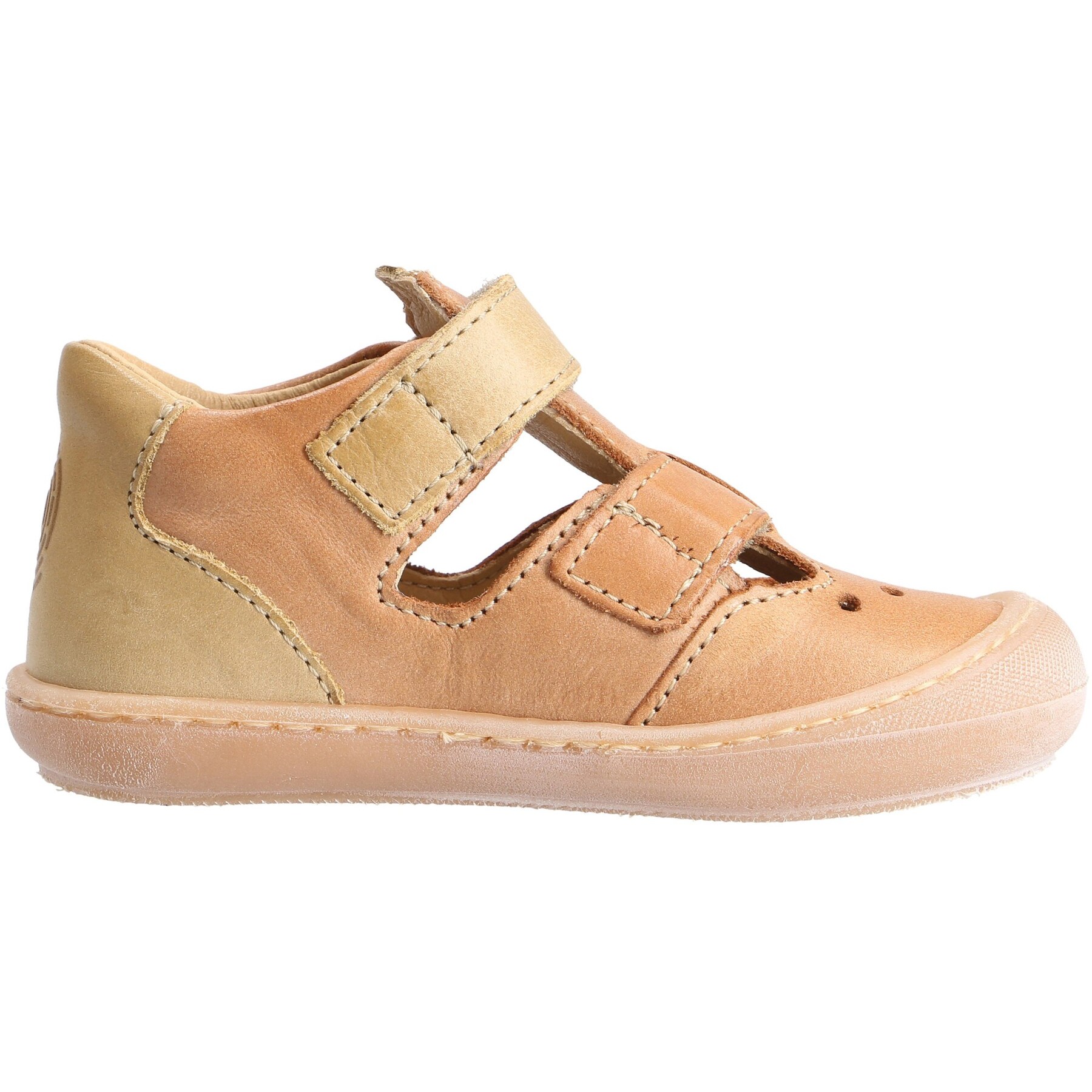 braune lauflernschuhe seitenansicht rechts