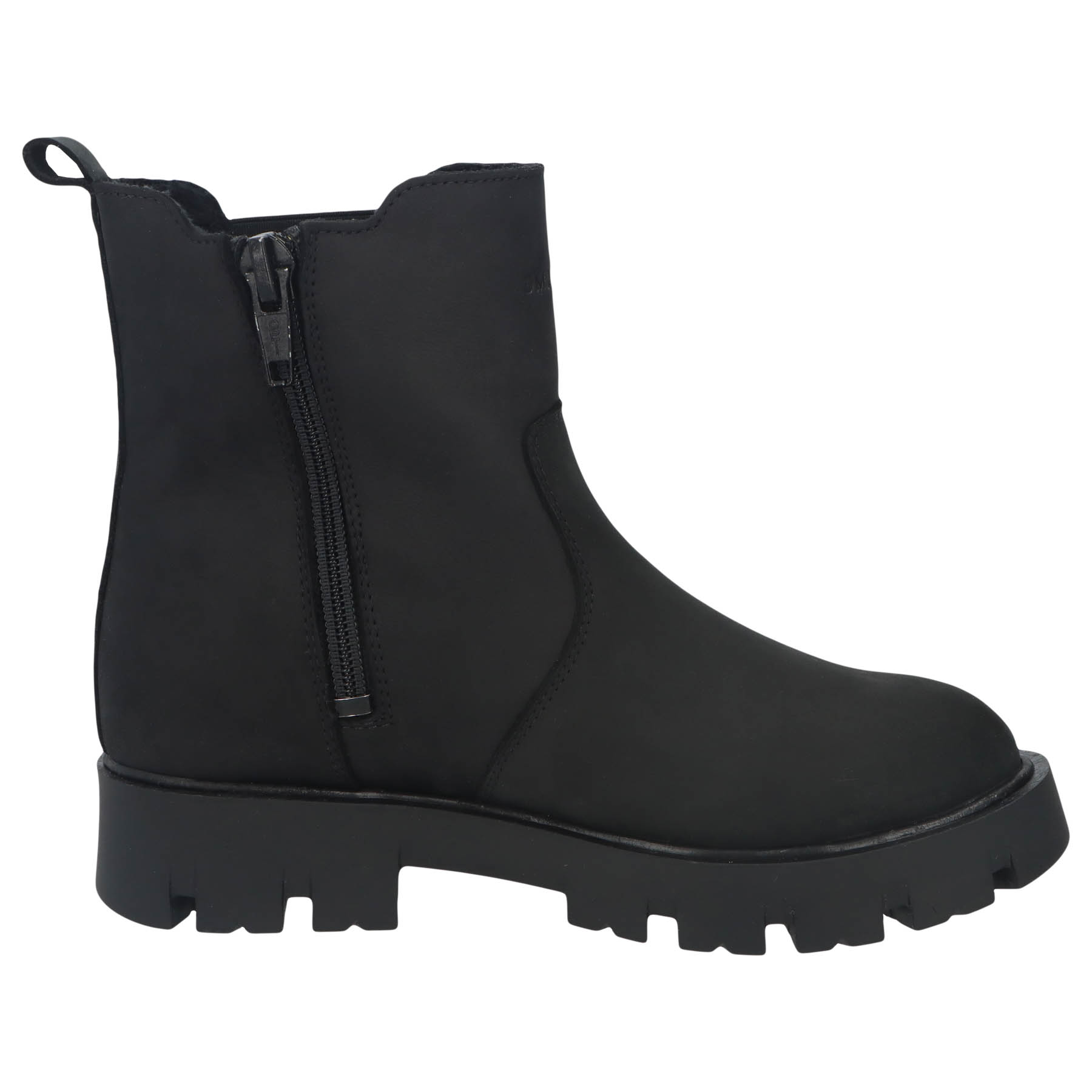 schwarze stiefeletten seitenansicht rechts