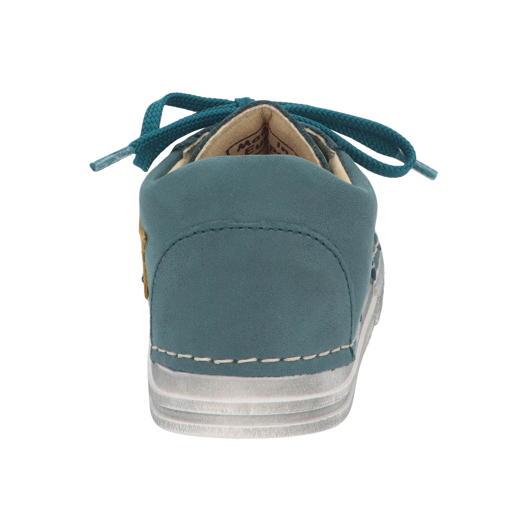 blaue lauflernschuhe hinteransicht