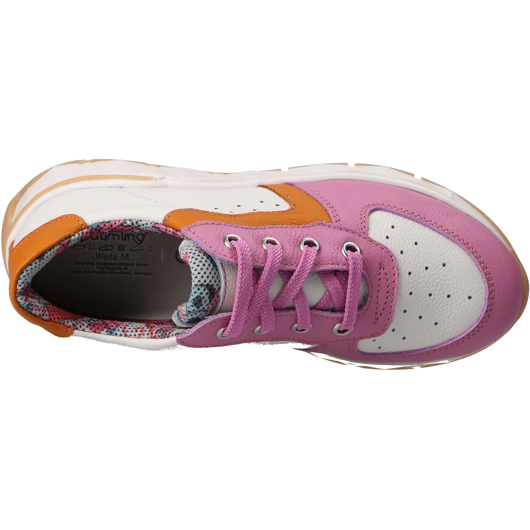 rote sneaker draufsicht