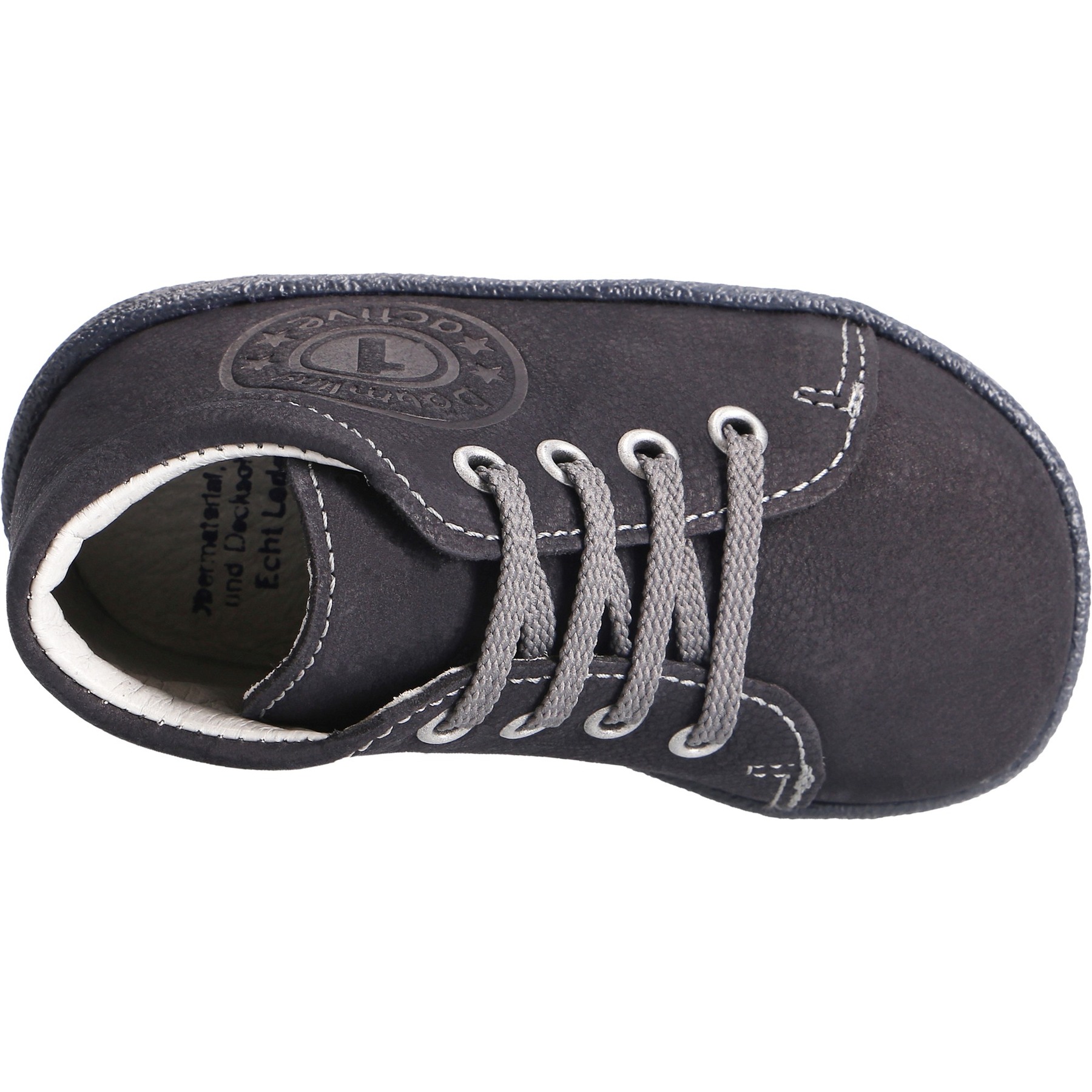 blaue lauflernschuhe draufsicht