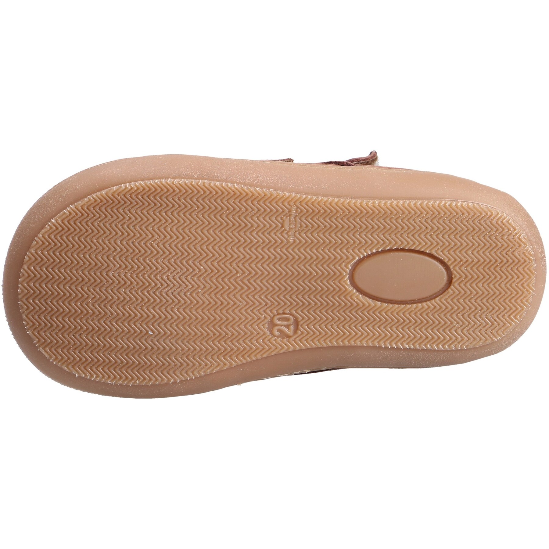 braune lauflernschuhe sohlenansicht