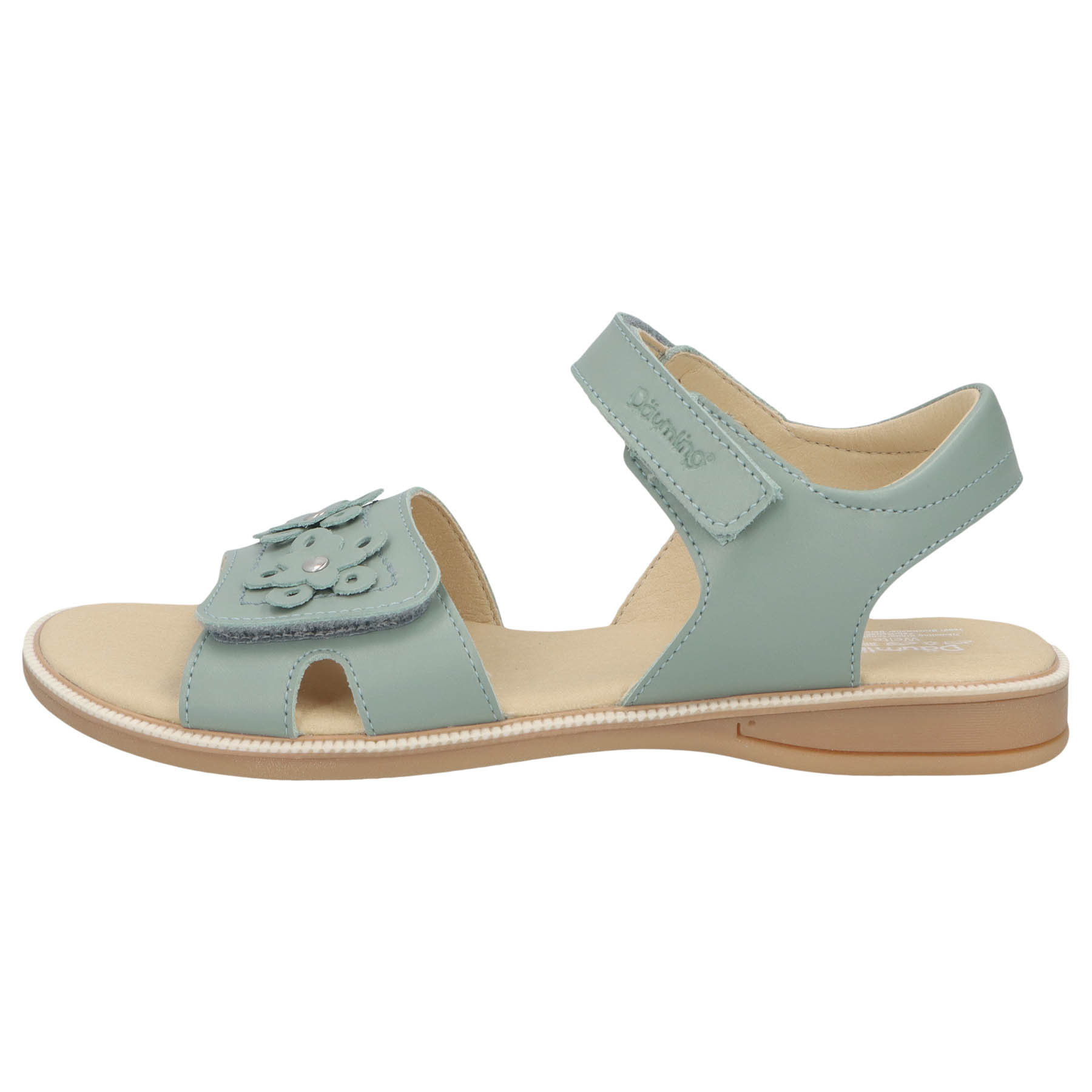 grüne sandale seitenansicht links