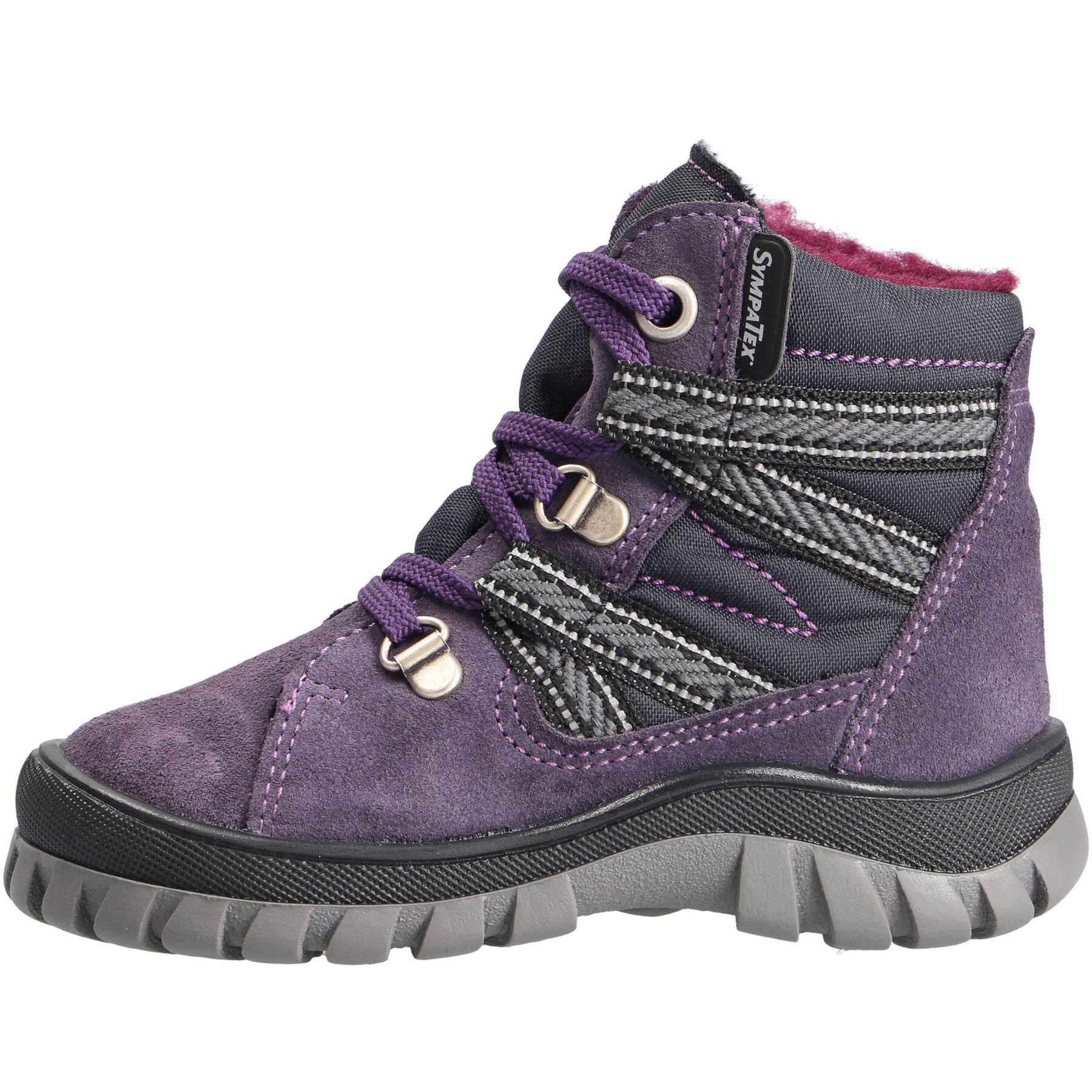 rote stiefeletten seitenansicht links