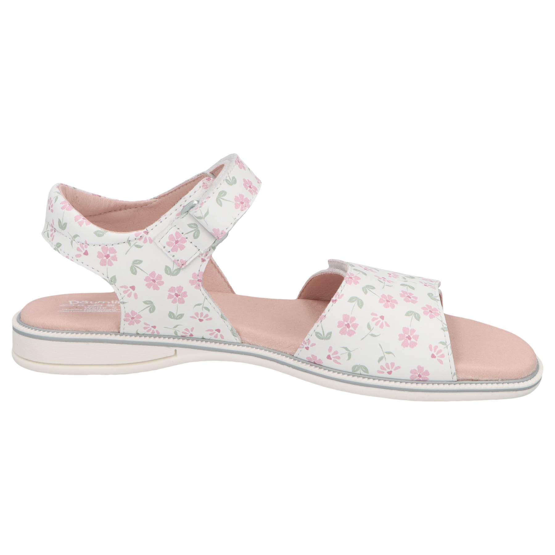 weiße sandale seitenansicht rechts