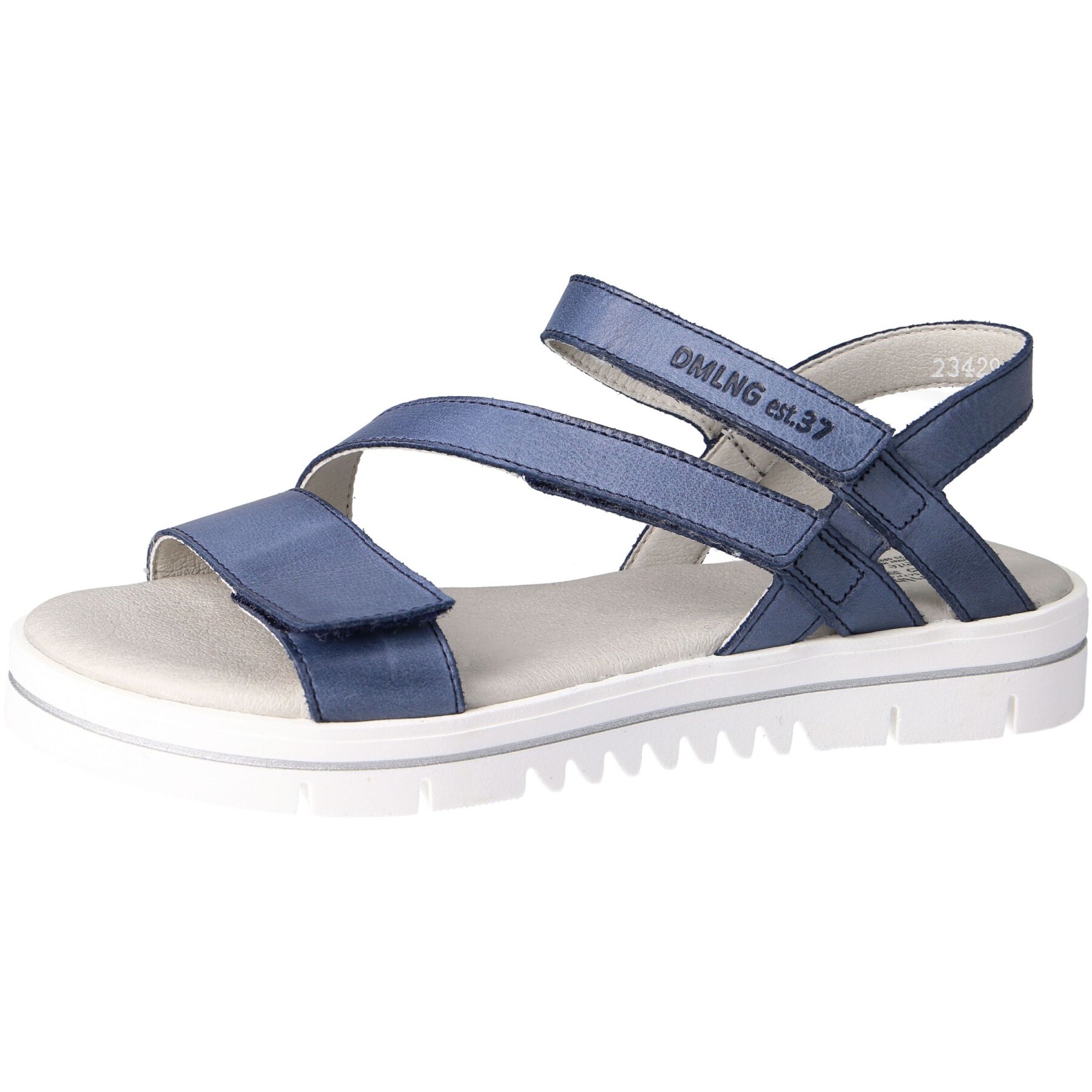 blaue sandale 3-4 ansicht