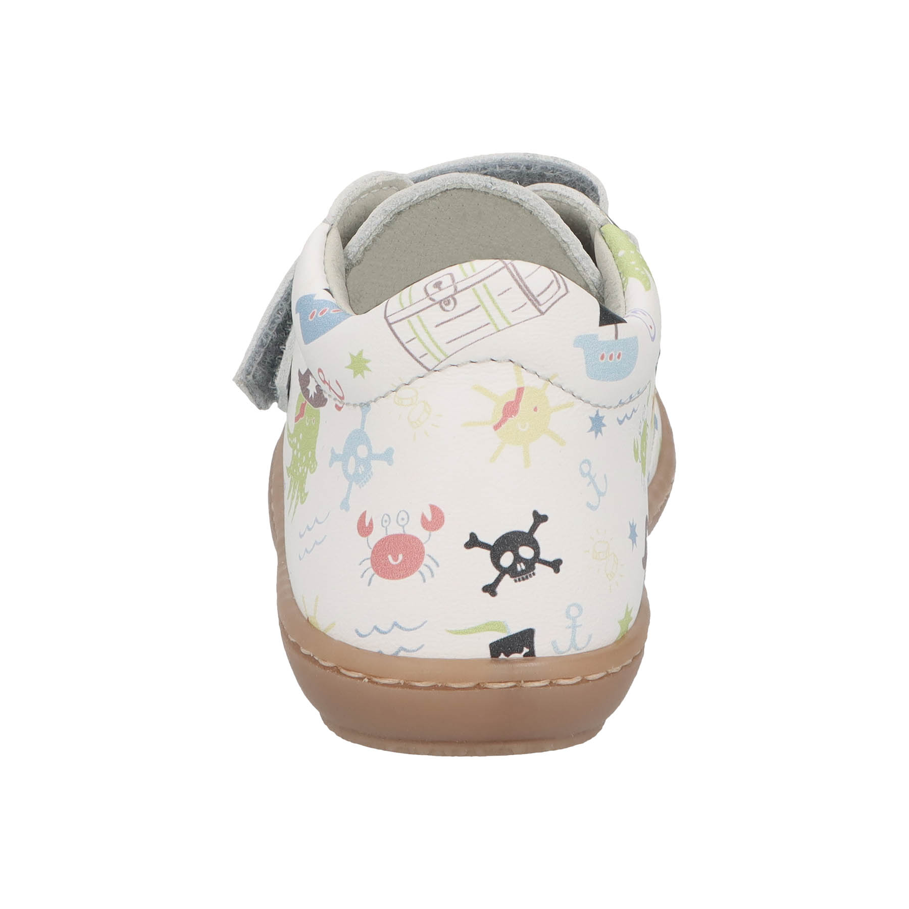 mehrfarbige lauflernschuhe hinteransicht