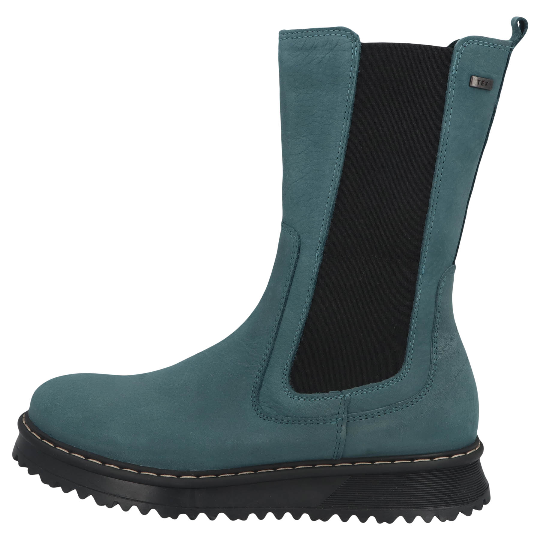 graue stiefeletten seitenansicht links