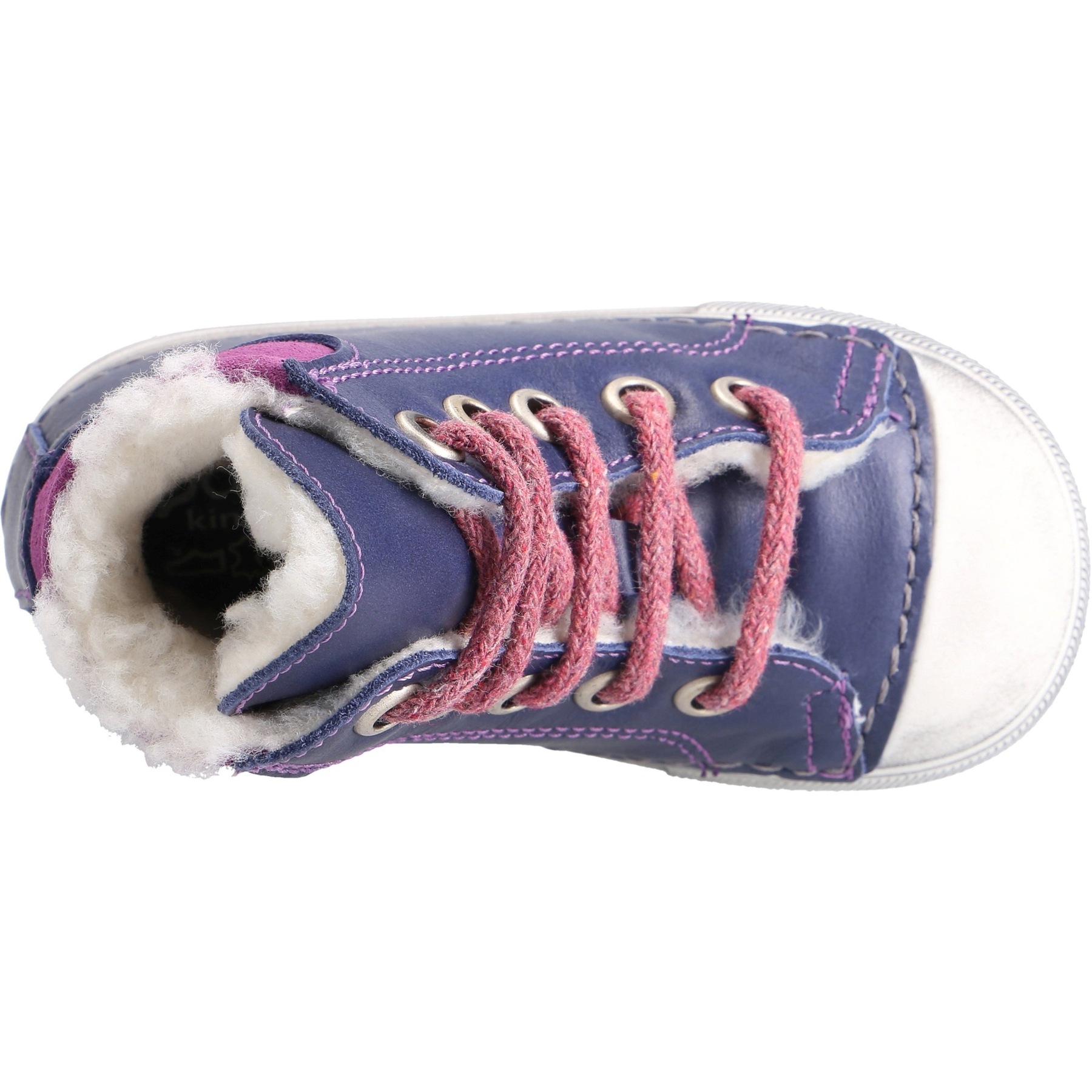 blaue lauflernschuhe draufsicht