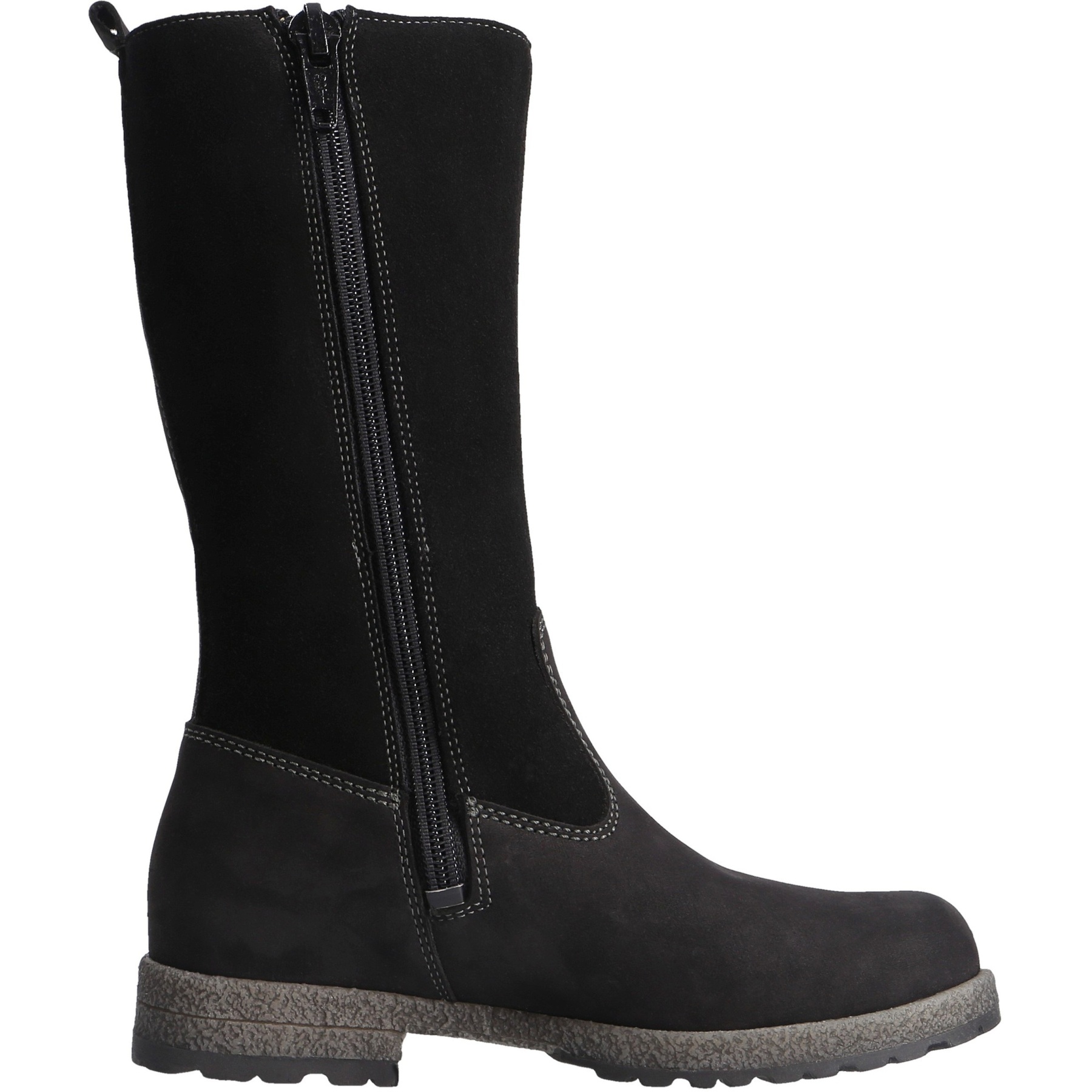 schwarze stiefel seitenansicht rechts