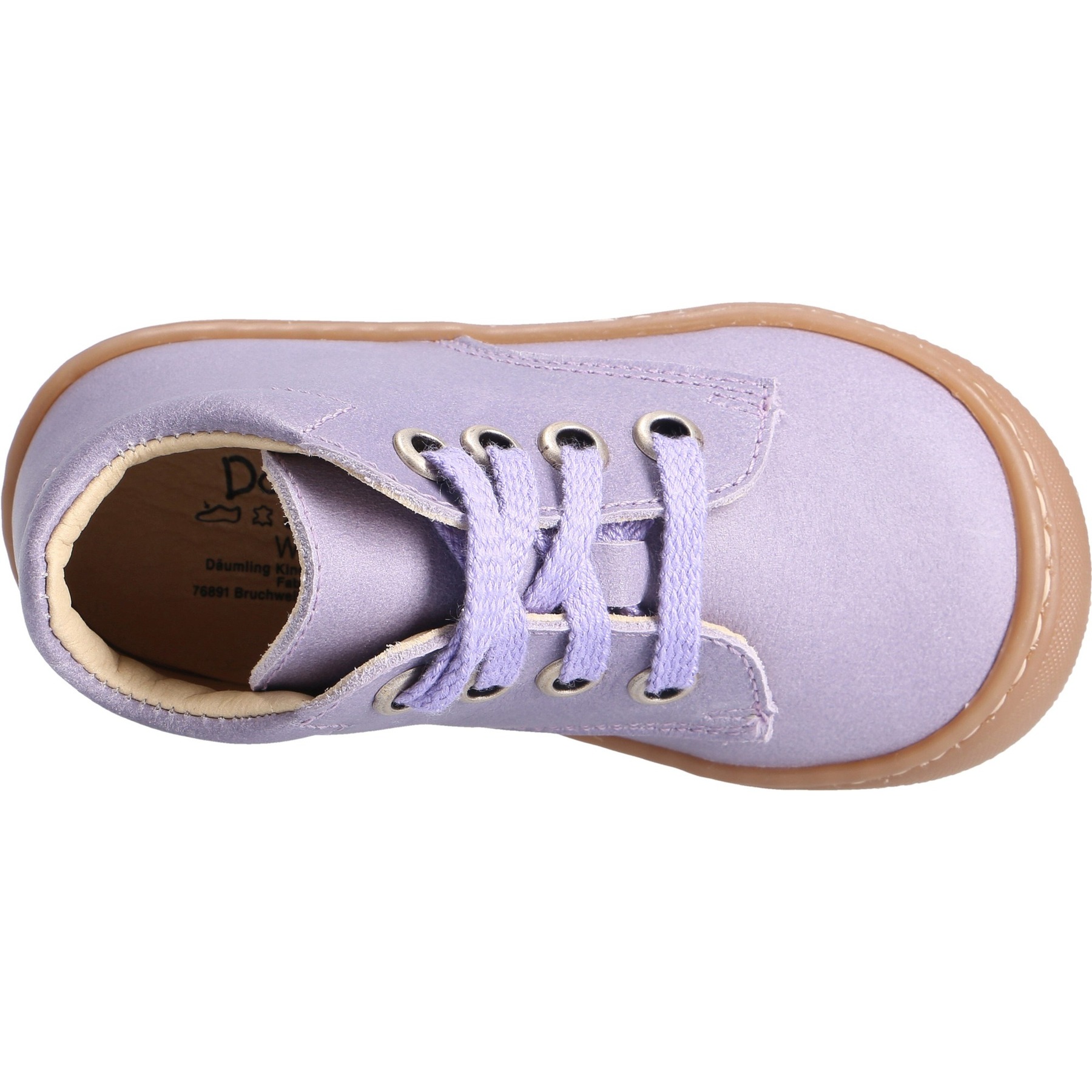 rote lauflernschuhe draufsicht