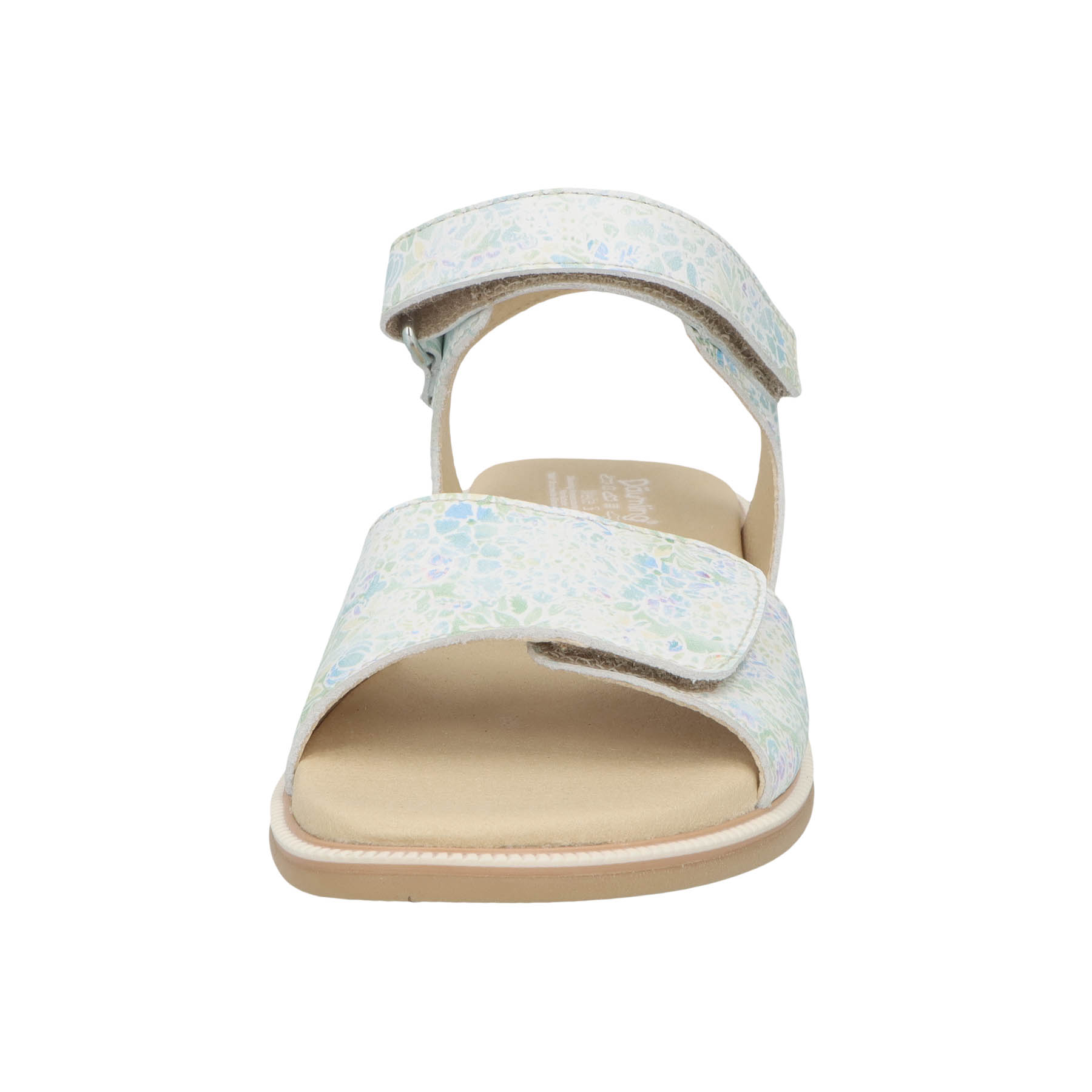 blaue sandale vorderansicht
