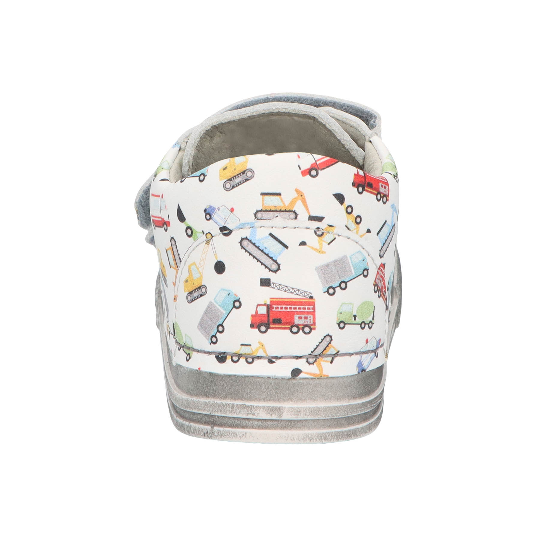 mehrfarbige lauflernschuhe hinteransicht