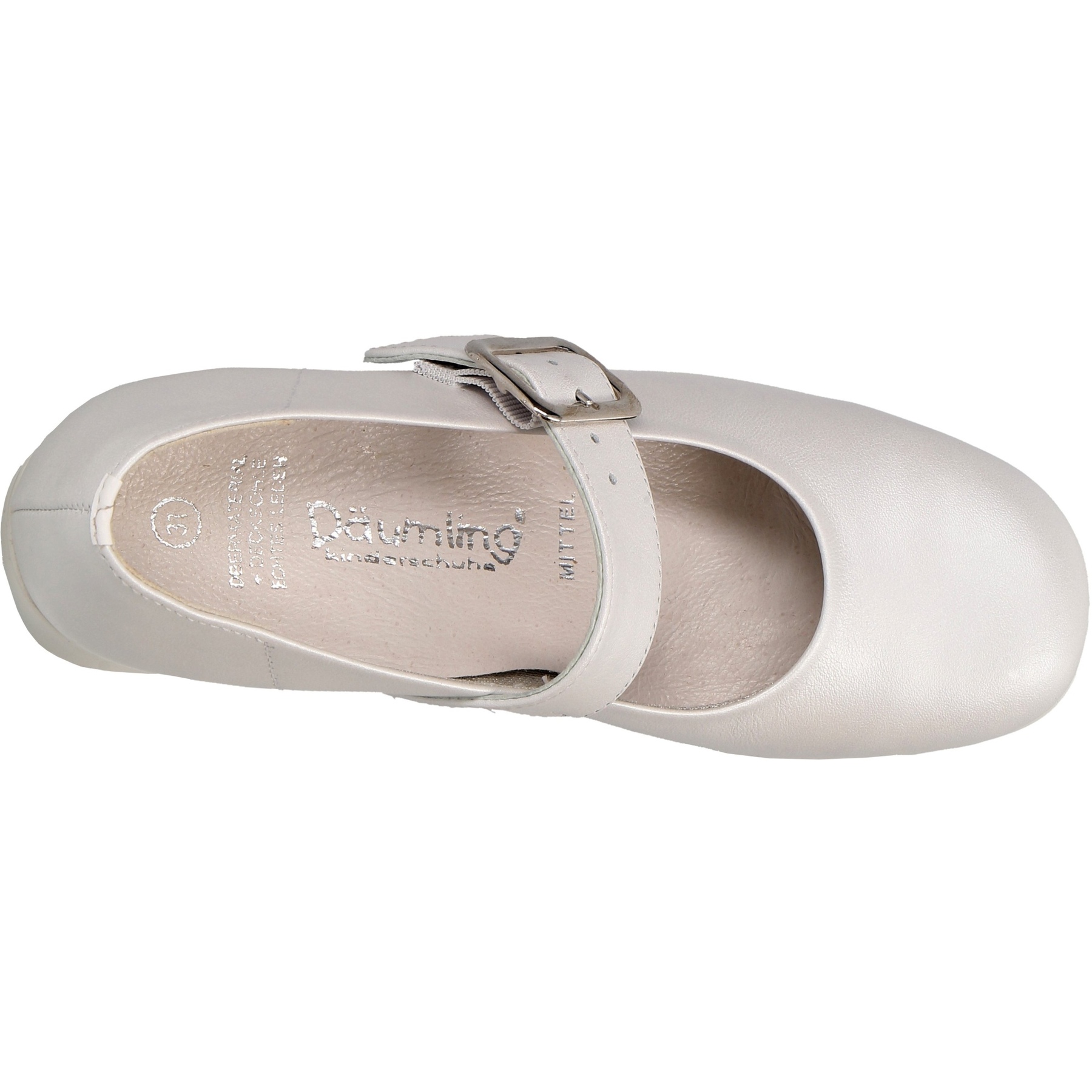 weiße ballerina draufsicht