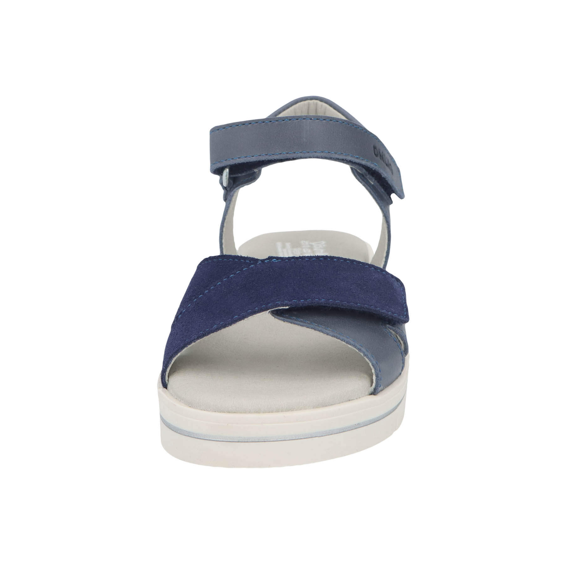 blaue sandale vorderansicht