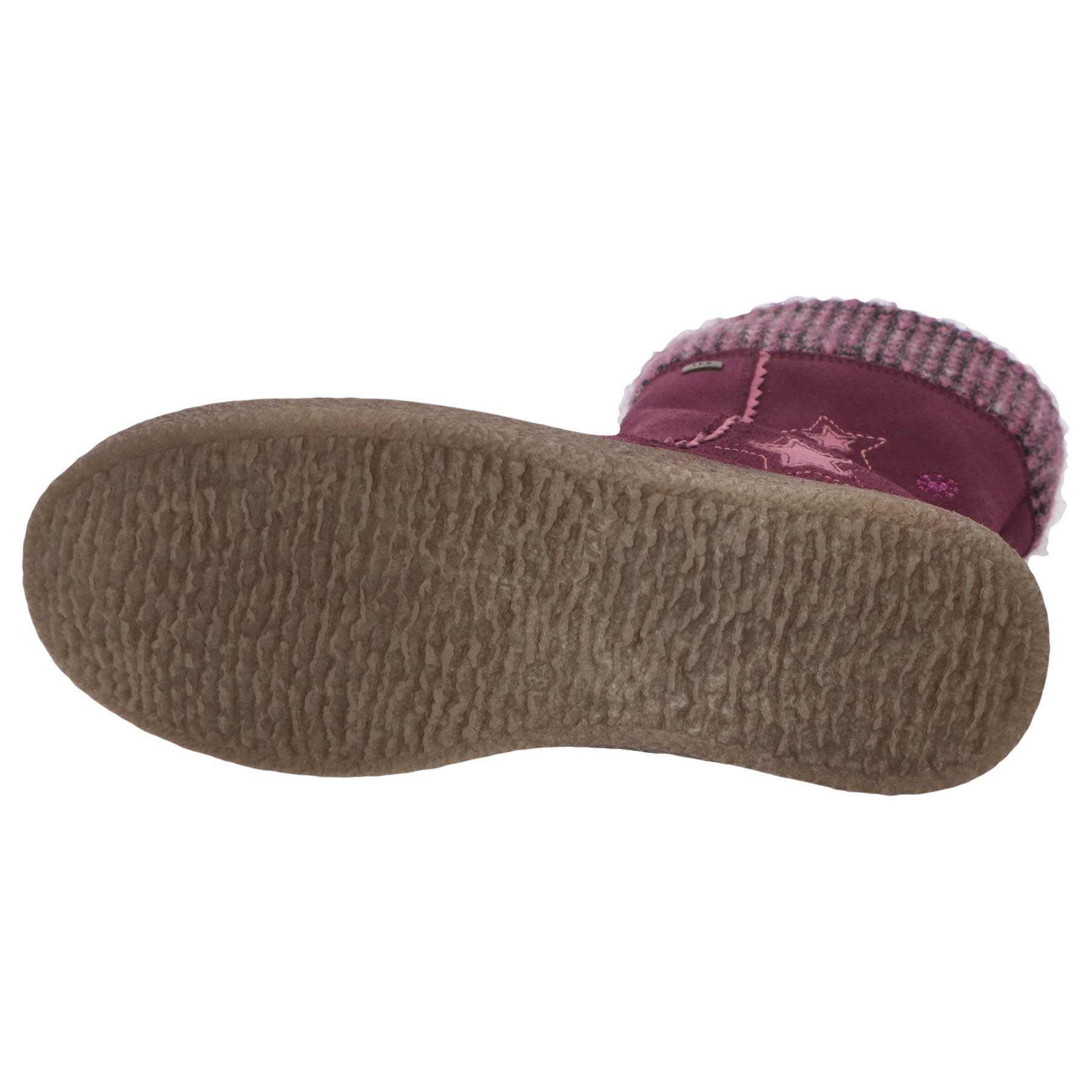 rote stiefel sohlenansicht