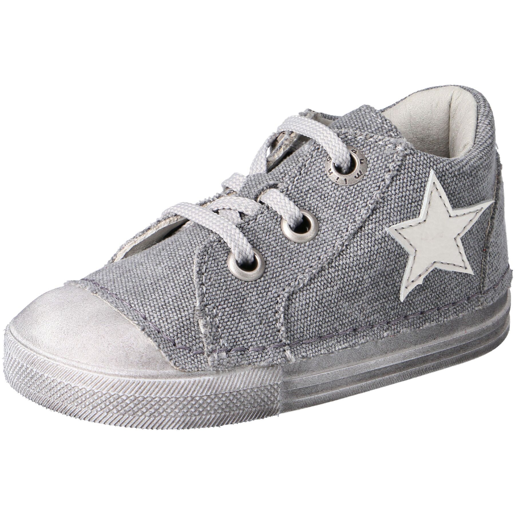 graue lauflernschuhe 3-4 ansicht