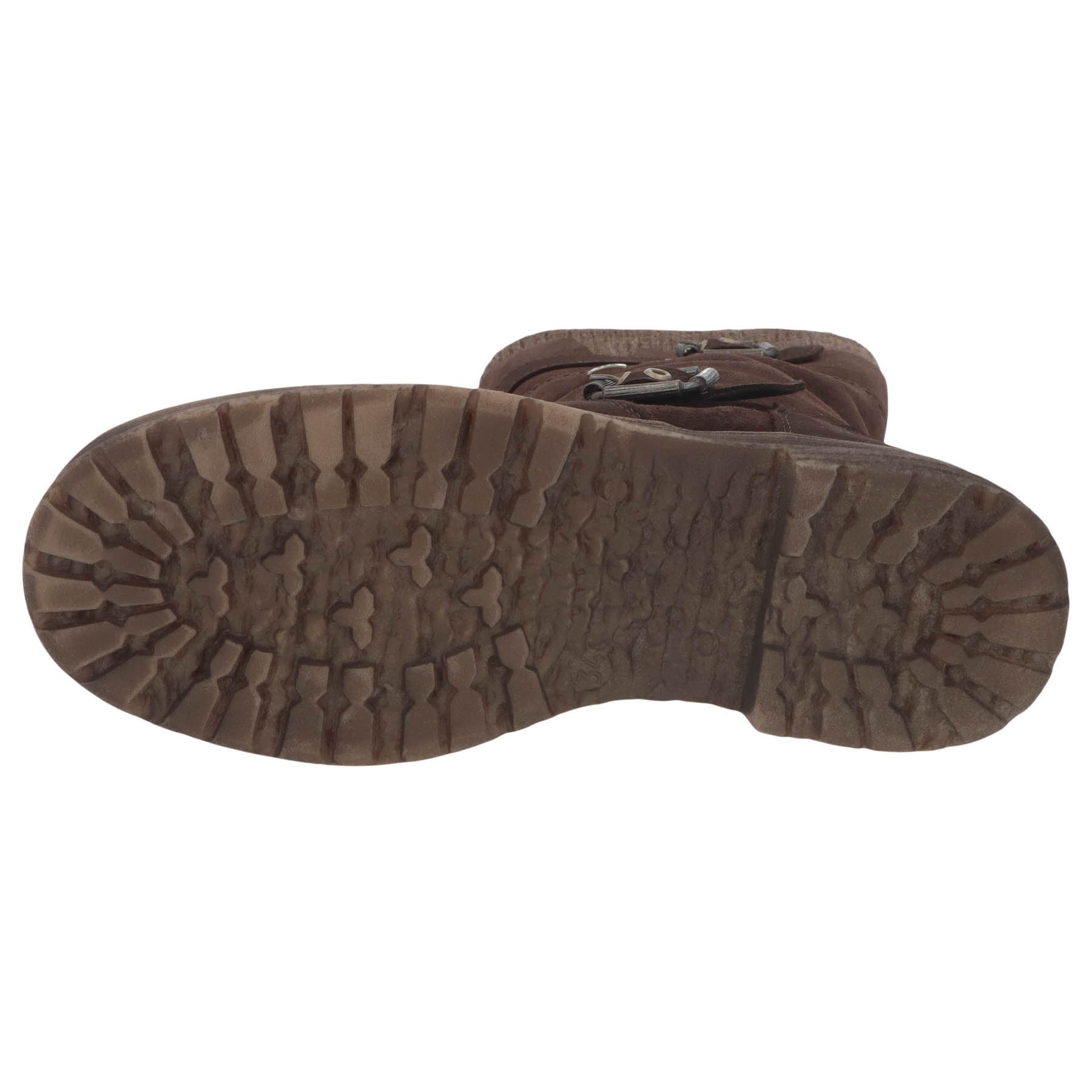 braune stiefel sohlenansicht