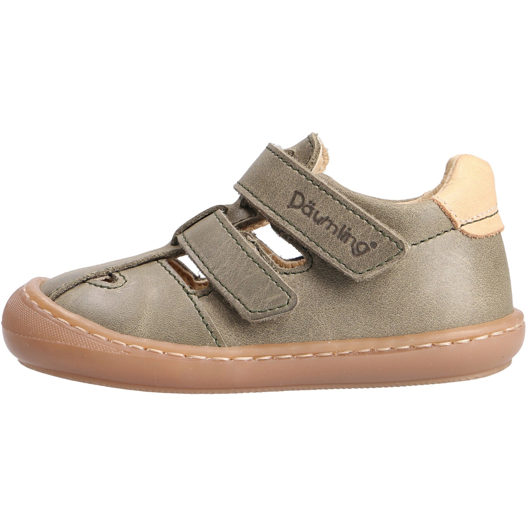 grüne lauflernschuhe seitenansicht links