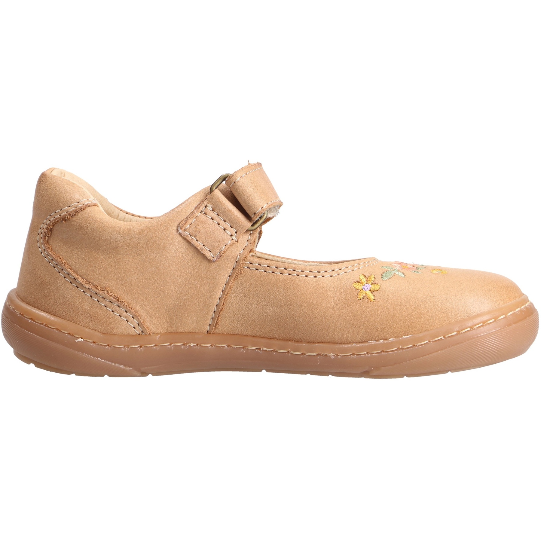 braune halbschuh seitenansicht rechts