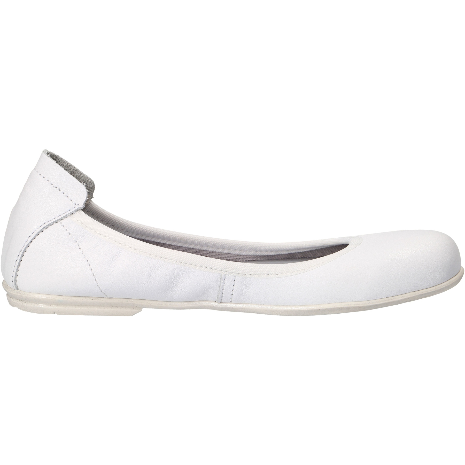 weiße ballerina seitenansicht rechts