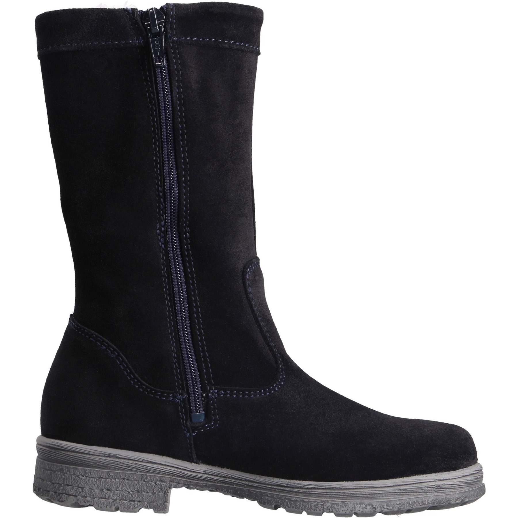 blaue stiefel seitenansicht rechts