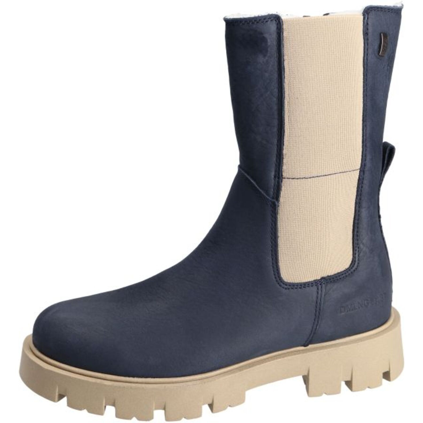 graue stiefeletten 3-4 ansicht